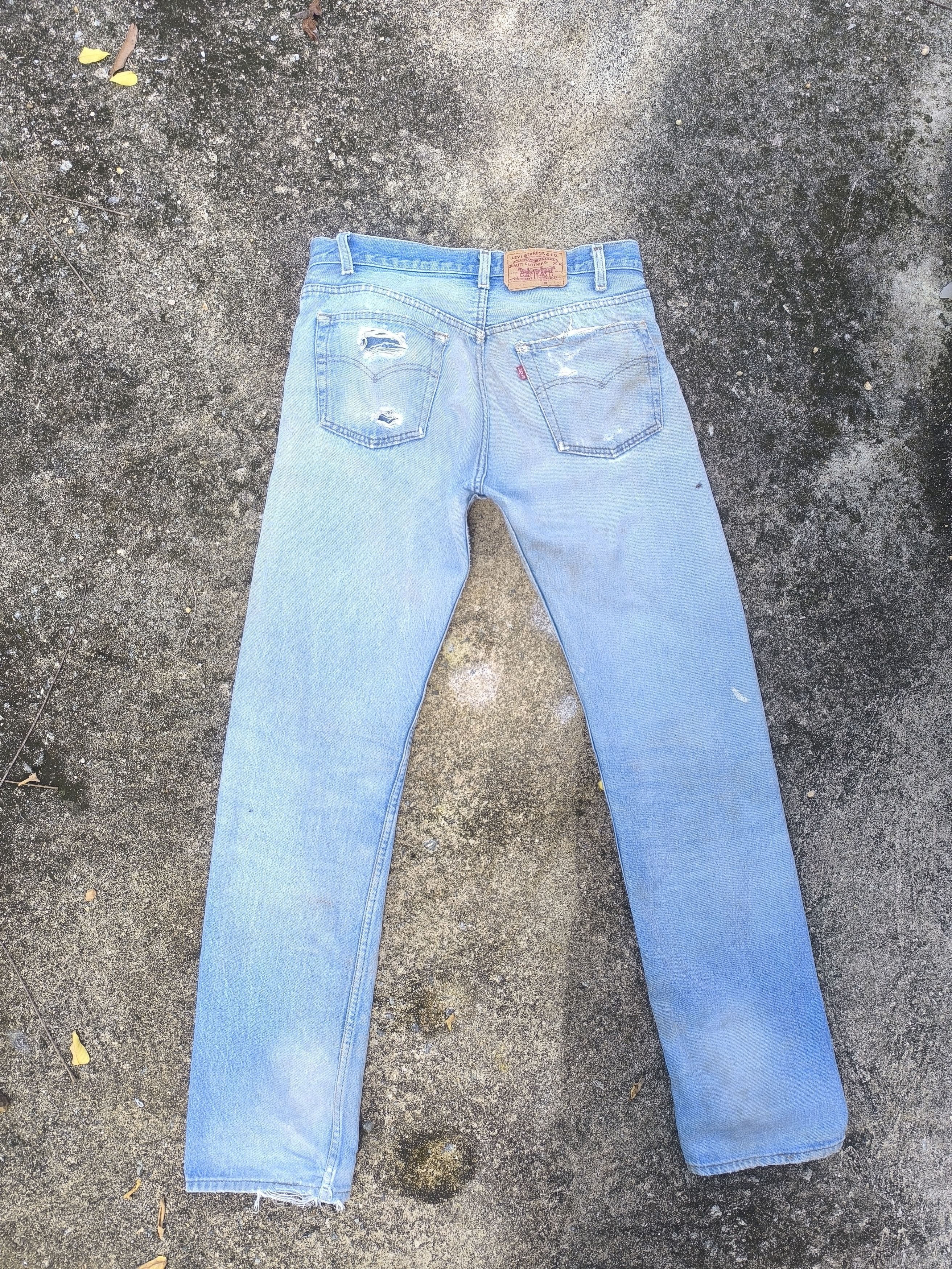 Levi's × Vintage 90s VINTAGE LEVIS 501 made in USA Size US 32 / EU 48 - 8 Thumbnail