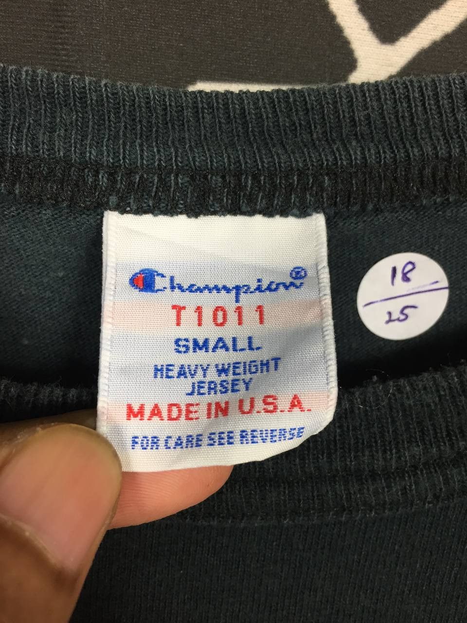 Champion × Vintage Vtg Champion Heavy Weight Jersey Made In Usa Tee Size US S / EU 44-46 / 1 - 8 Thumbnail