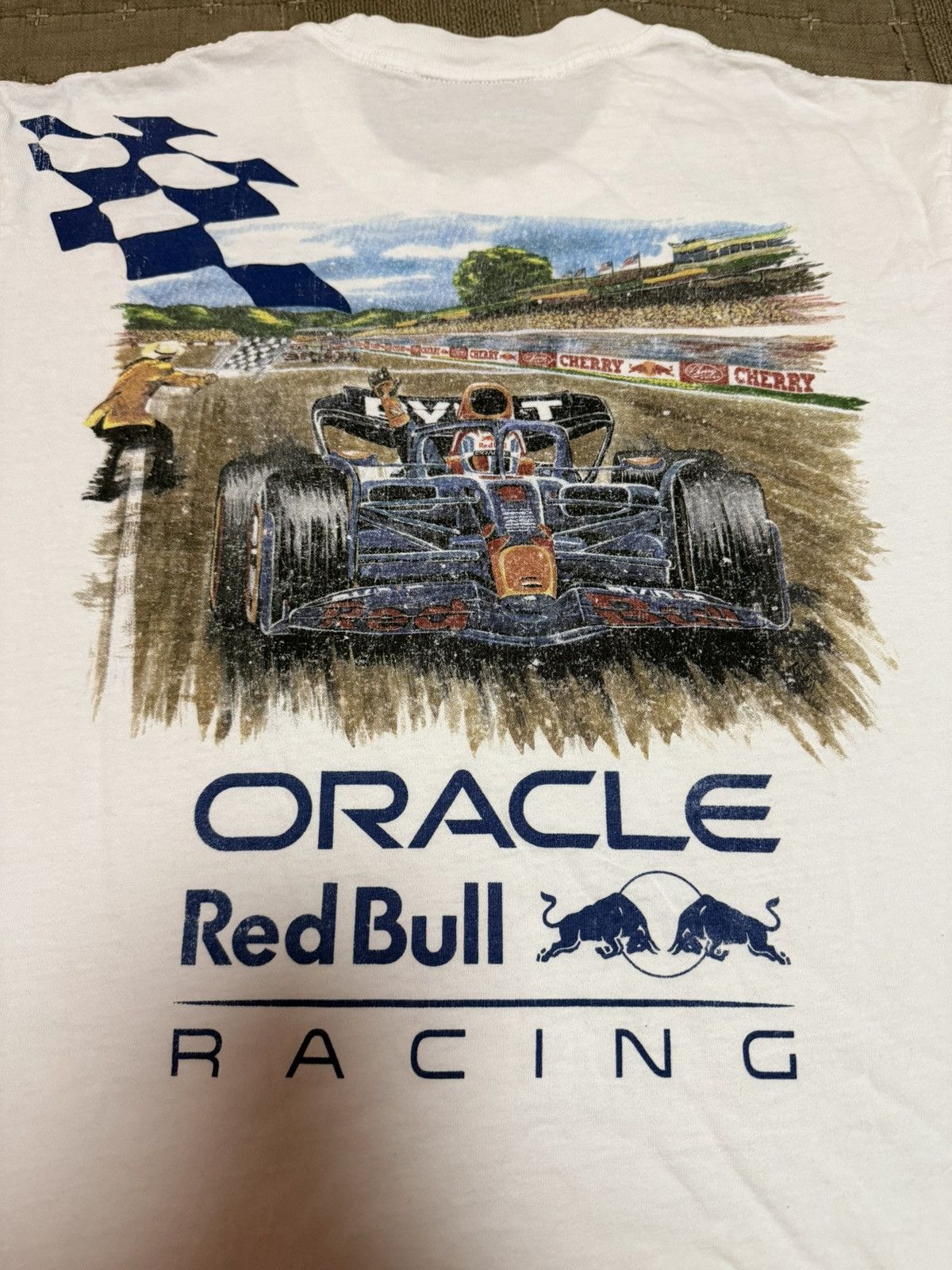 Cherry LA Oracle Redbull F1 Racing tee Las Vegas F1 2024 Size US M / EU 48-50 / 2 - 2 Thumbnail