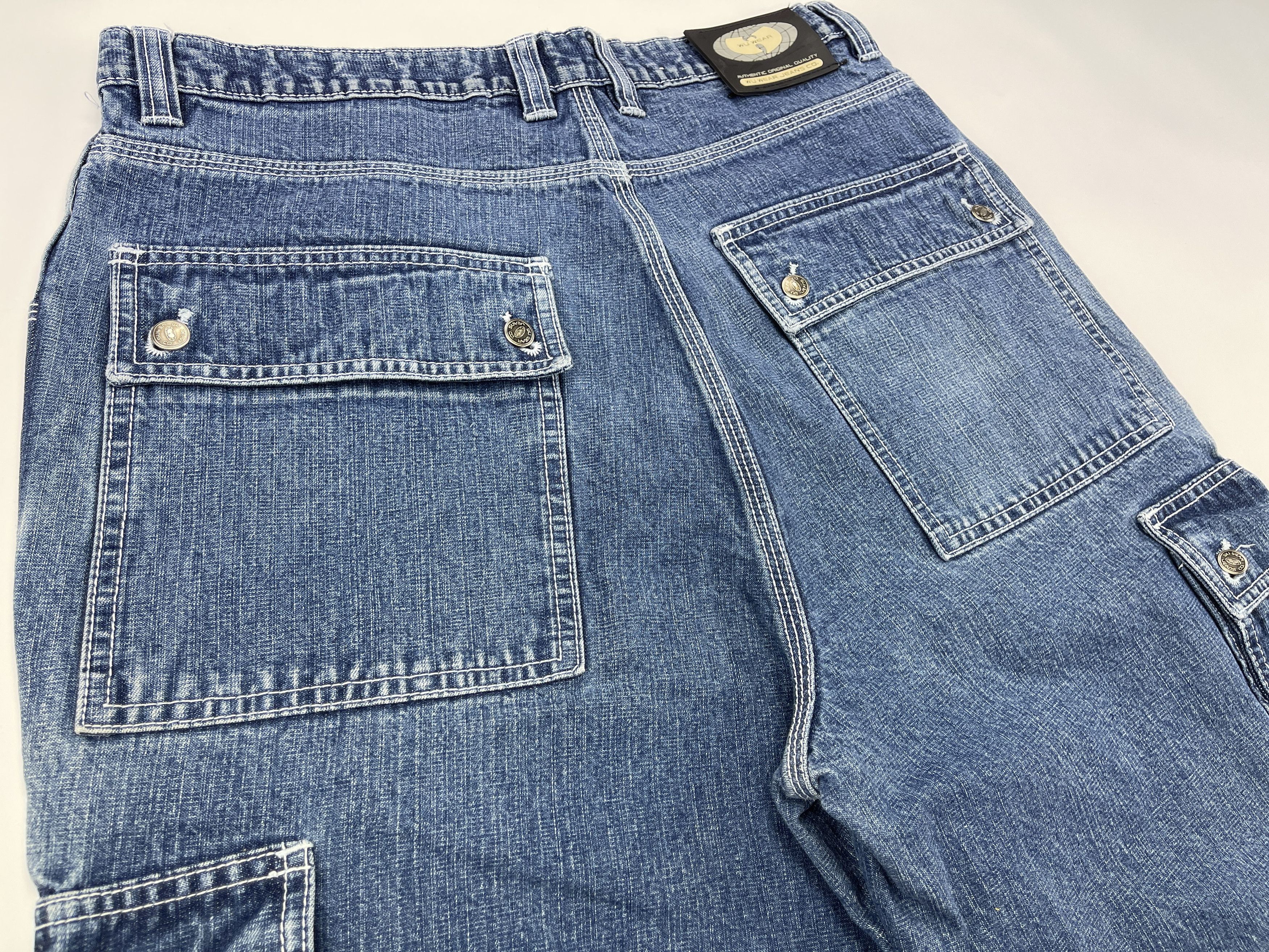 Wu-Tang Clan WU WEAR jeans, vintage hip hop baggy, 90s Wu-Tang Clan W 32 Size US 32 / EU 48 - 6 Thumbnail