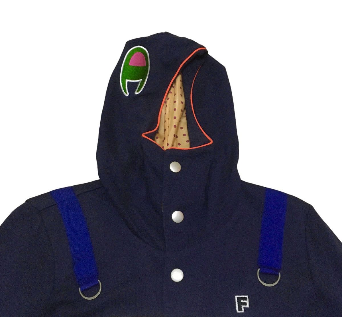 Frapbois Very Rare Vintage Champion Frapbois Avant Garde Hoodie 2000s Size US S / EU 44-46 / 1 - 3 Thumbnail