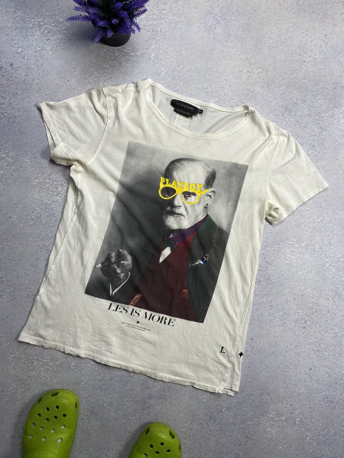 Les Benjamins × Playboy Les Benjamins Men’s Playboy T-shirt with Big Logo Size L Size US L / EU 52-54 / 3 - 1 Thumbnail