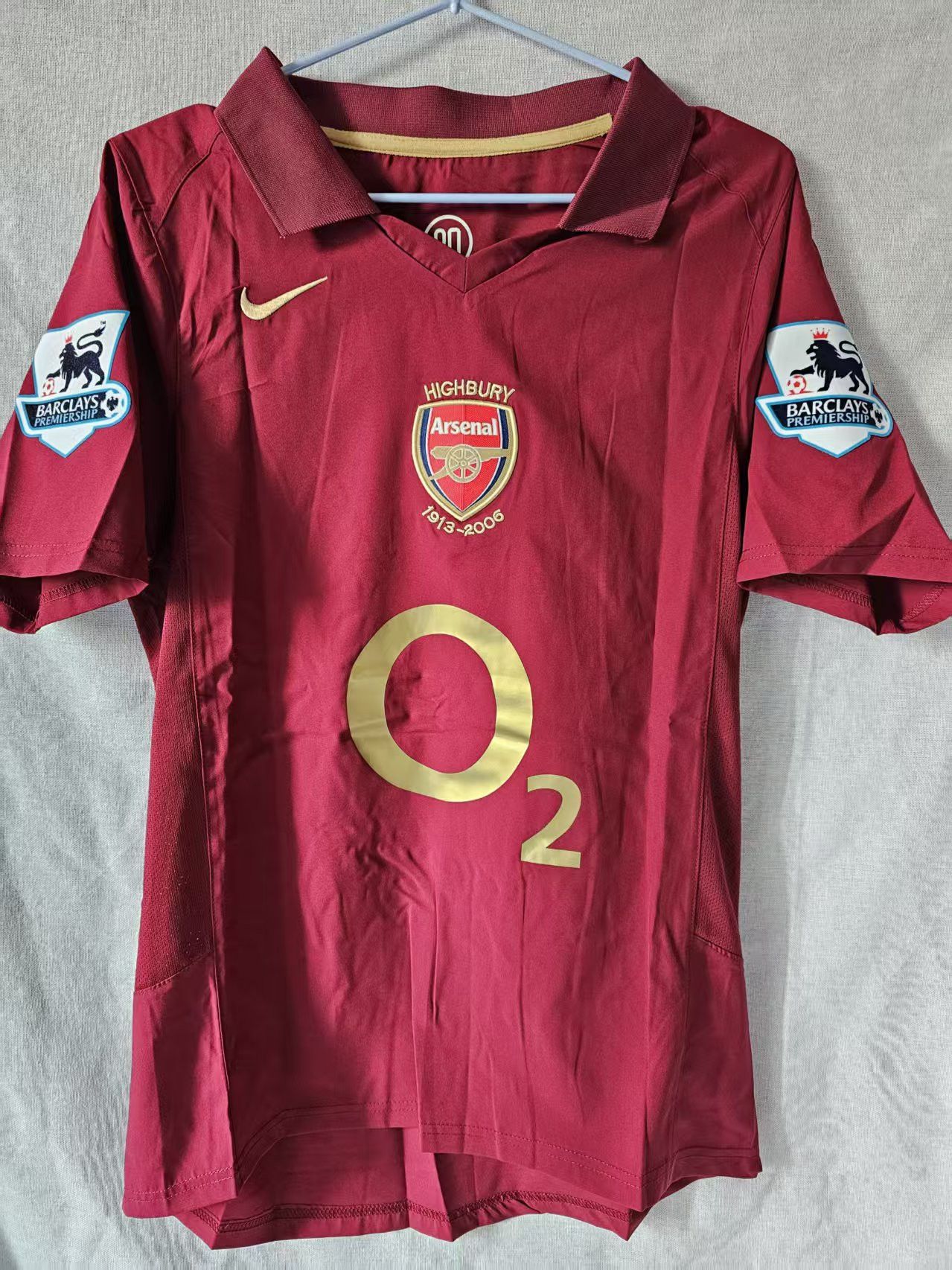 Other 2005 2006 Arsenal #14 Thierry Henry Jersey Size US S / EU 44-46 / 1 - 2 Thumbnail