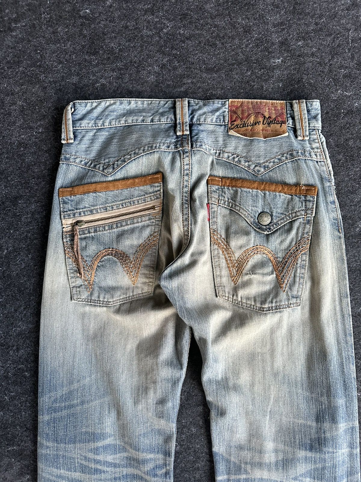 If Six Was Nine Edwin Exclusive Tokyo Japan Mudwash Vintage Denim D381 Size US 32 / EU 48 - 5 Thumbnail