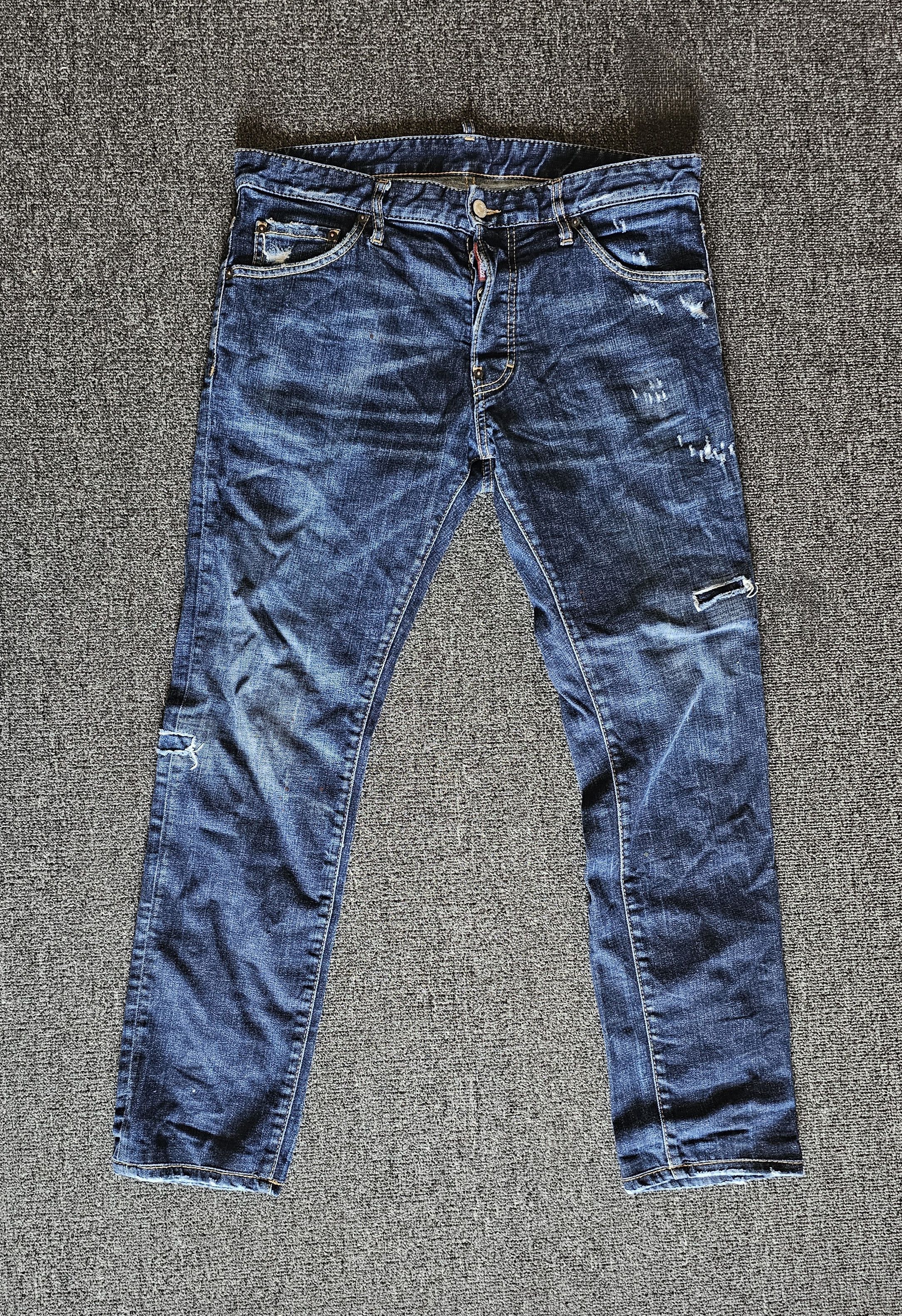 Dsquared2 Dsquared2 COOL GUY JEAN Big Zip Denim Jeans Size 48 