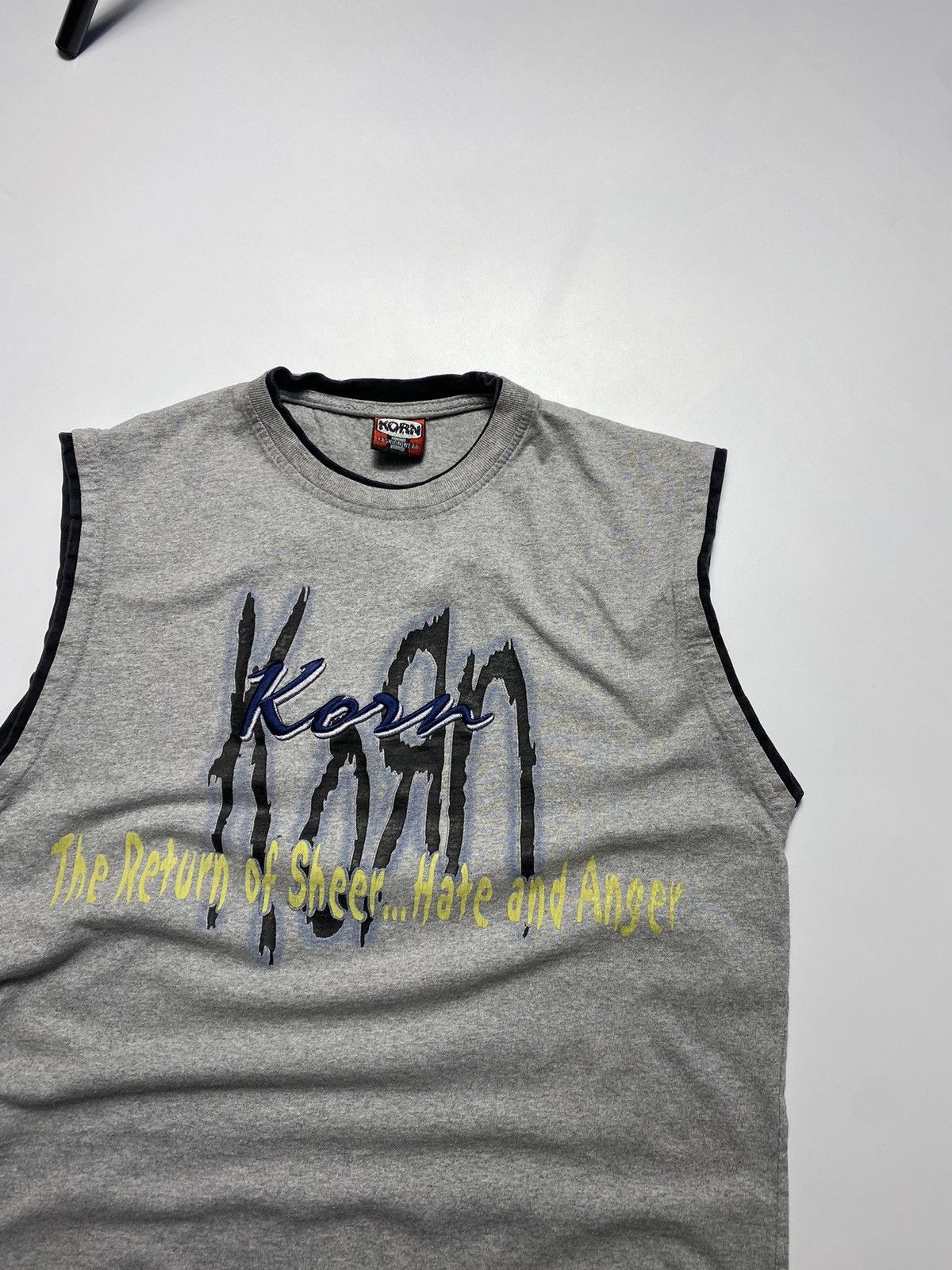 Band Tees 🔥 VTG Korn 90s Band Graphic Tank Top Tee Size US M / EU 48-50 / 2 - 3 Thumbnail