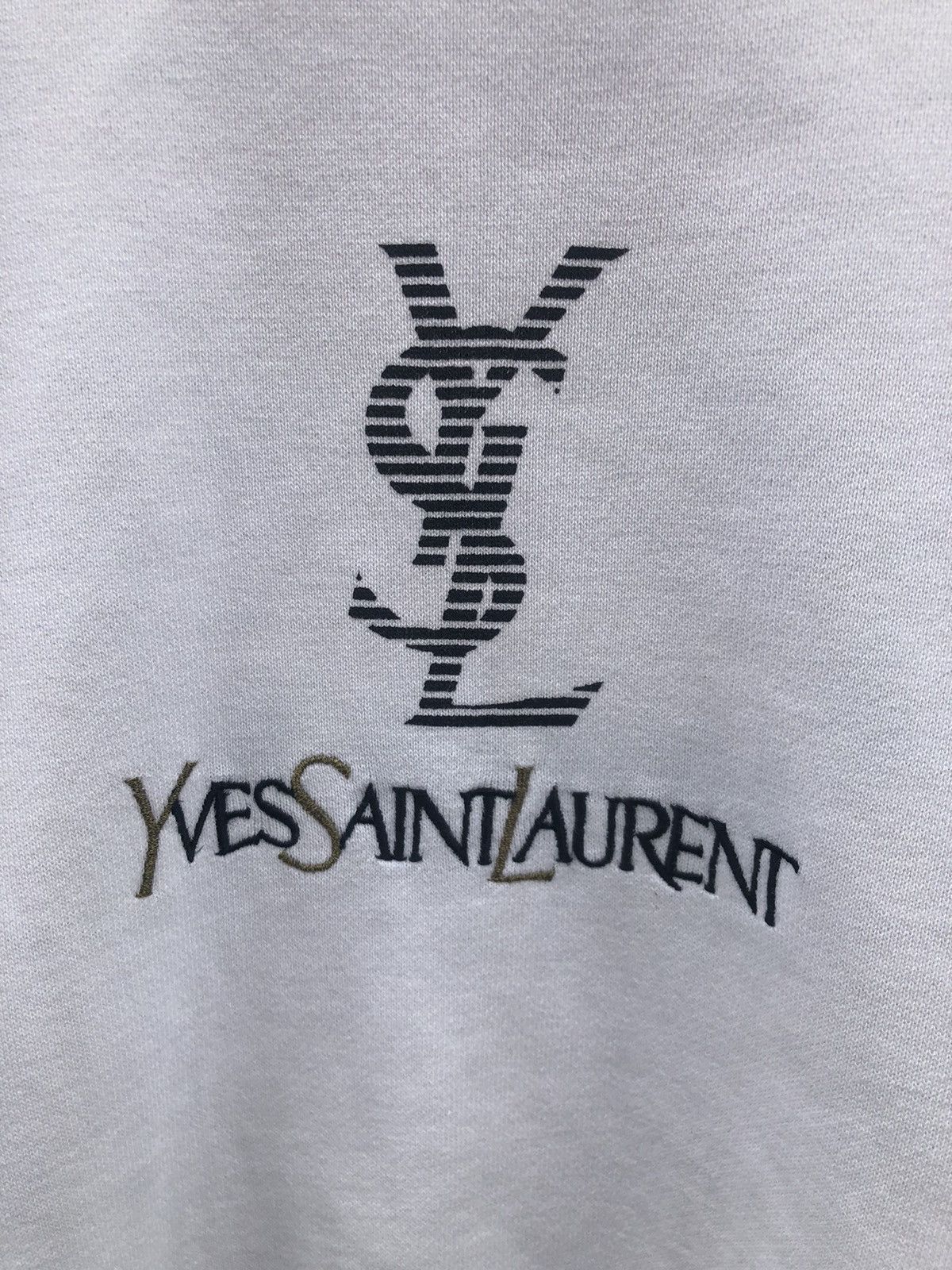 Vintage × Yves Saint Laurent Rare!! Vintage YSL Yves Saint Lauren Big Logo Sweatshirt Size US S / EU 44-46 / 1 - 5 Thumbnail