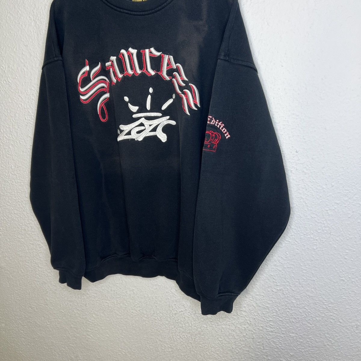 Vintage × Wu-Tang Clan Vintage Sancezz Heavy Weight Boxy Crewneck Sweatshirt 90s Size US XL / EU 56 / 4 - 3 Thumbnail