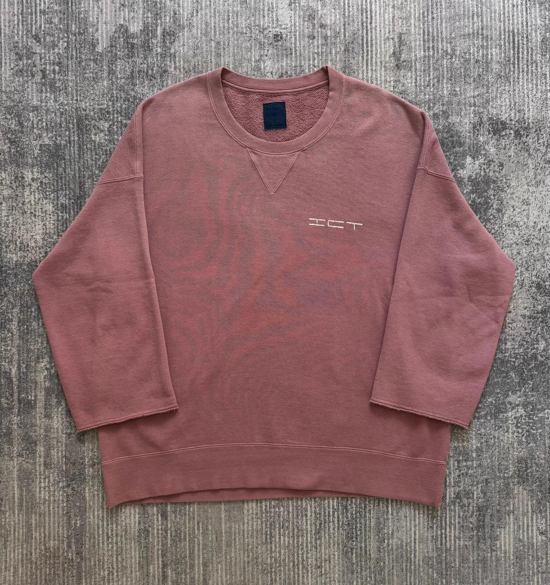 Visvim VISVIM 2024 Capsule JUMBO SB SWEAT 3/4 DMGD Pink 3 Size L / US 10 / IT 46 - 1 Thumbnail