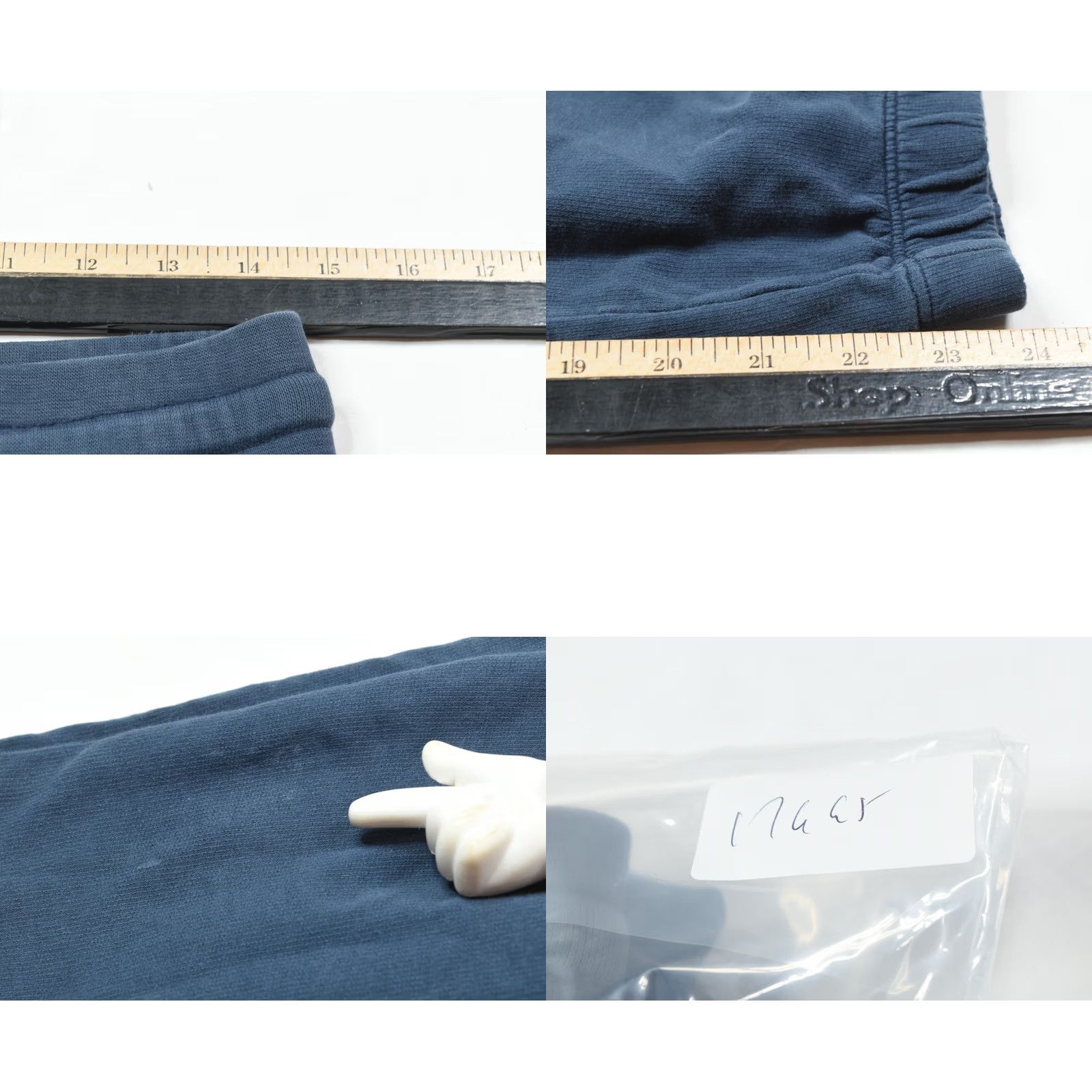 Vintage American Giant Sweatpants Womens Small Blue Cropped Draw-On Regular Pants Simple Solid USA Logo Pockets Casual Mens? Size 28" / US 6 / IT 42 - 8 Thumbnail