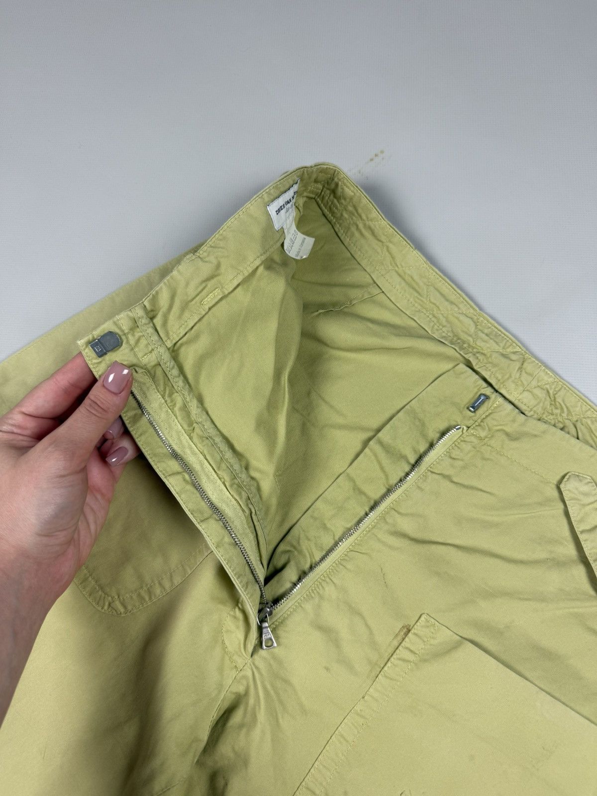 Dries Van Noten Dries Van Noten Ladies Cropped Fatigue Chino Pants Trousers Size 25" / US 0 / IT 36 - 14 Thumbnail
