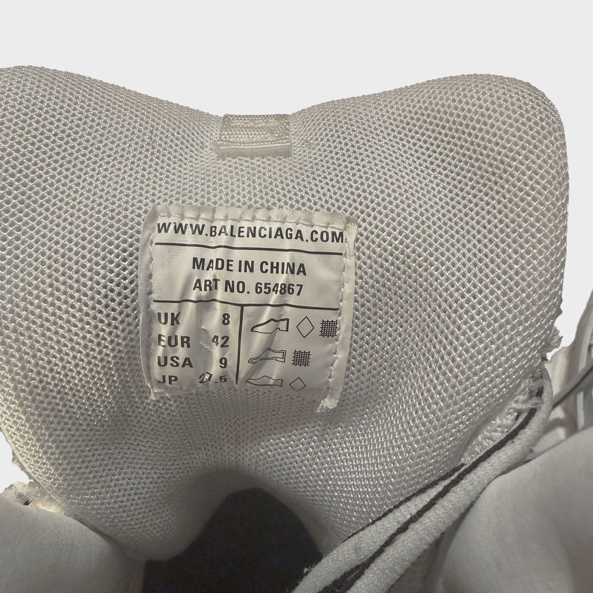 Balenciaga Balenciaga Track Hike Full White Size US 9 / EU 42 - 7 Thumbnail