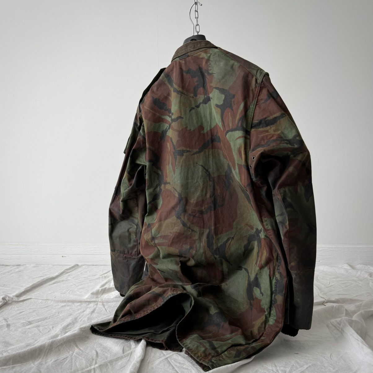 Barbour 1980s Vintage Barbour DPM Camo 'A80 Military' Wax Jacket Size US M / EU 48-50 / 2 - 9 Thumbnail