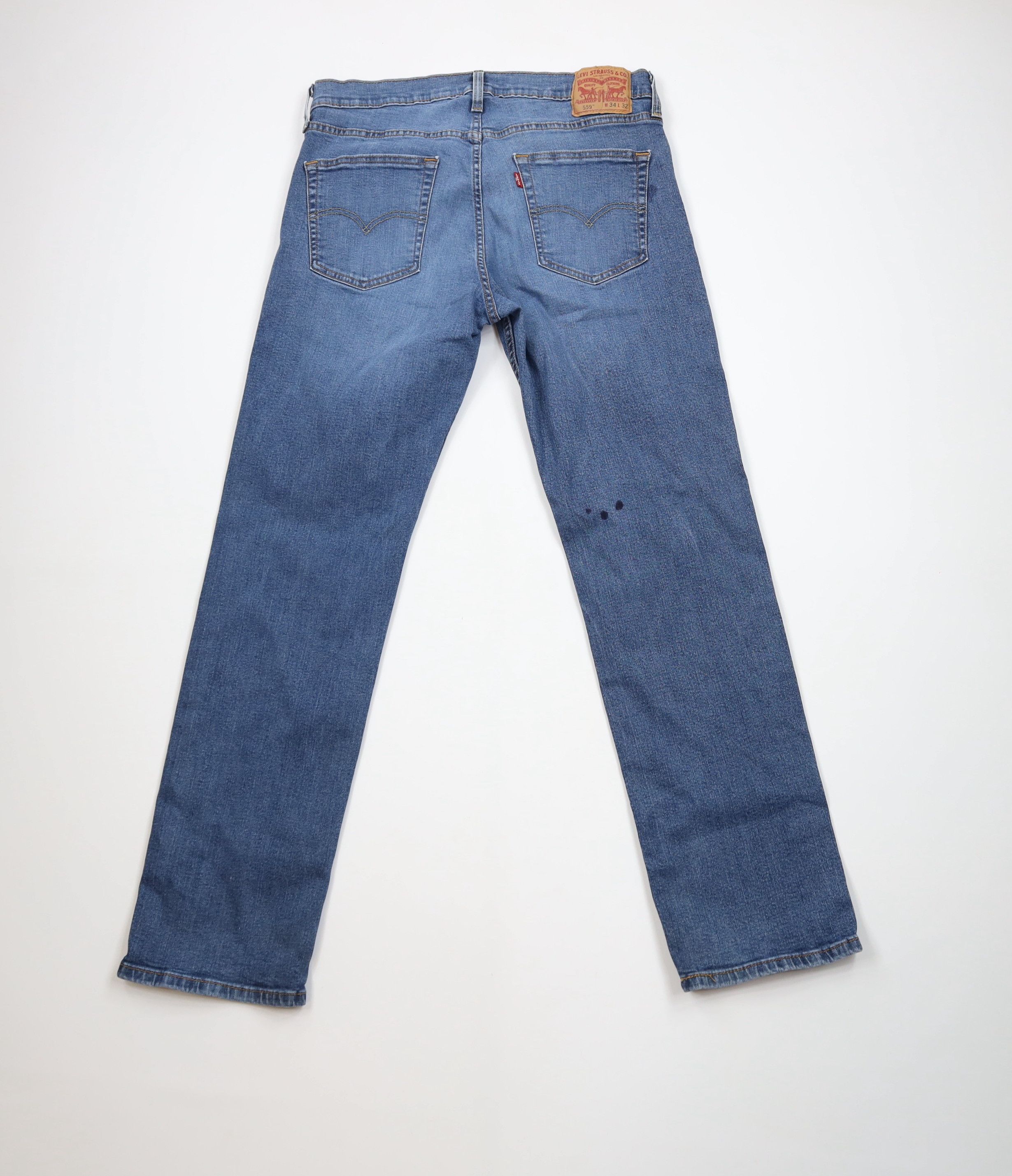 Levi's Vintage Y2K Levis 559 Stretch Relaxed Fit Straight Leg Jeans Size US 34 / EU 50 - 9 Thumbnail