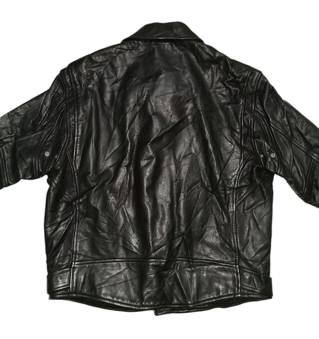 Japanese Brand Time & Tide Double Collar Leather Rider Jacket Size US M / EU 48-50 / 2 - 6 Thumbnail