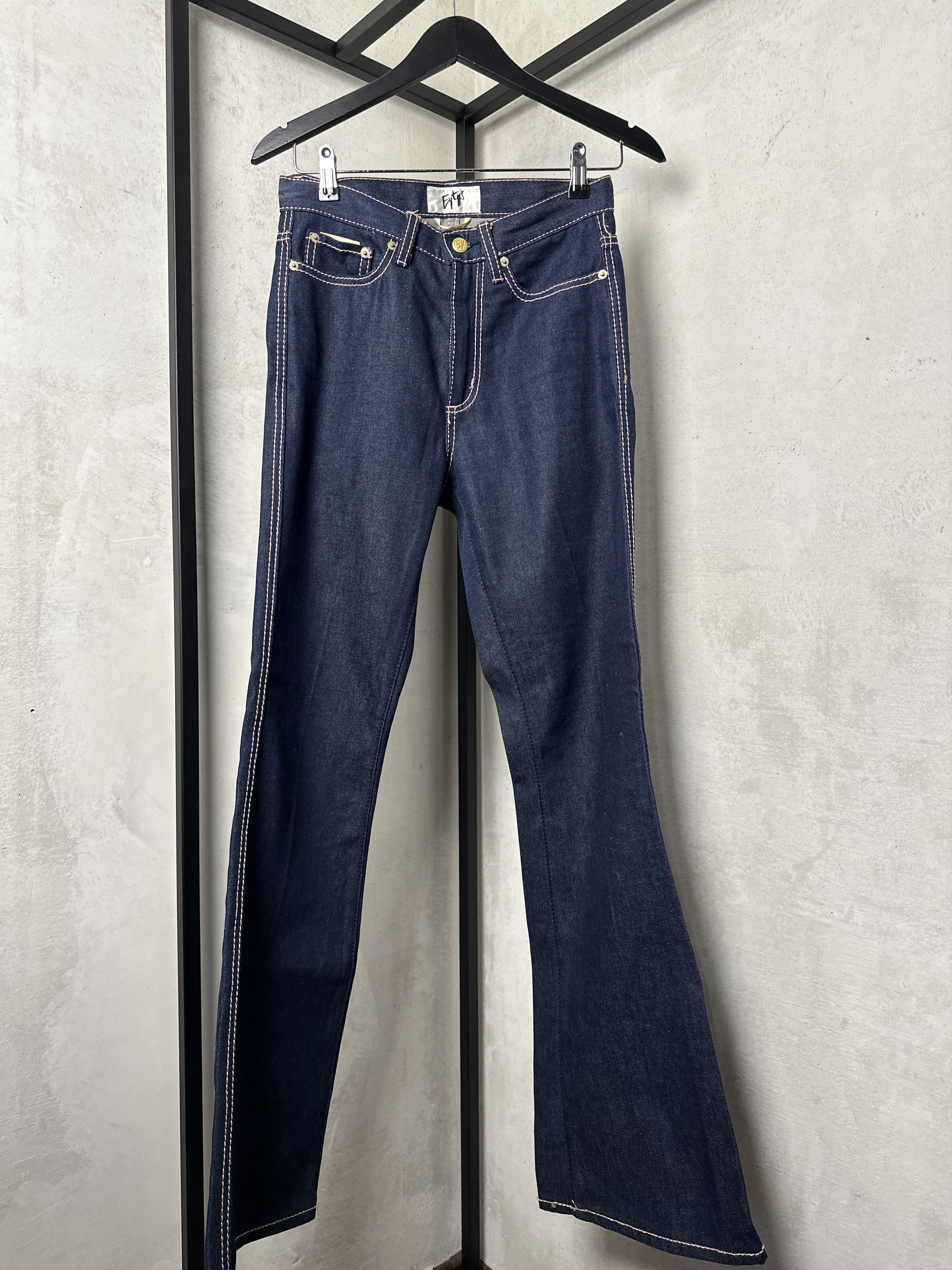 Eytys Eytys Oregon High Waisted Flared Jeans In Blue Size 26" / US 2 / IT 38 - 4 Thumbnail