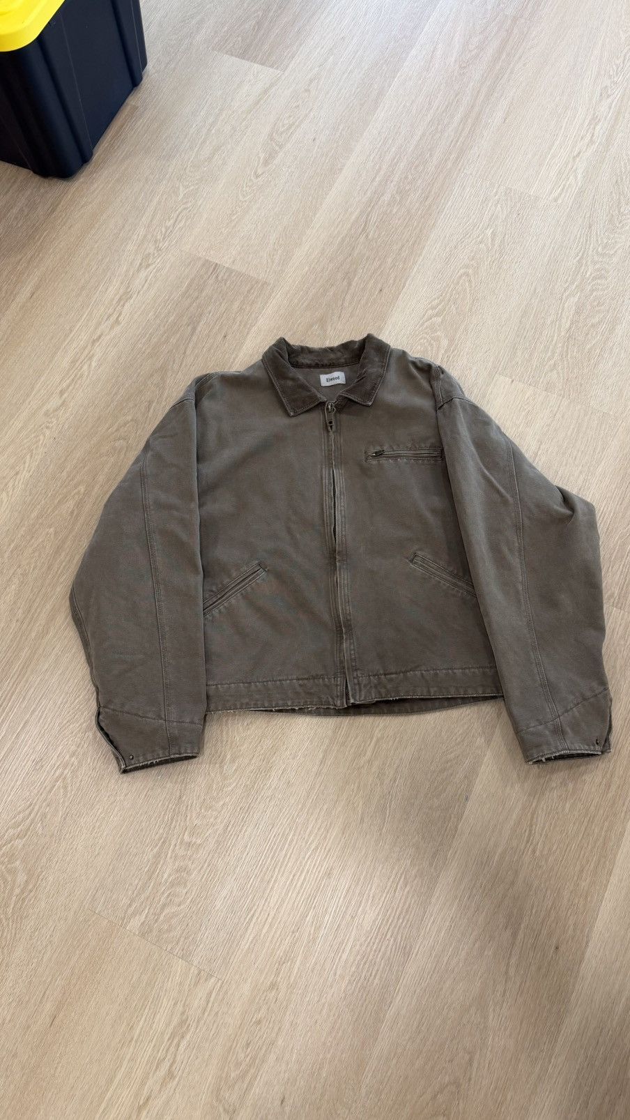 Elwood Elwood petrol jacket washed brown Size US XL / EU 56 / 4 - 1 Thumbnail