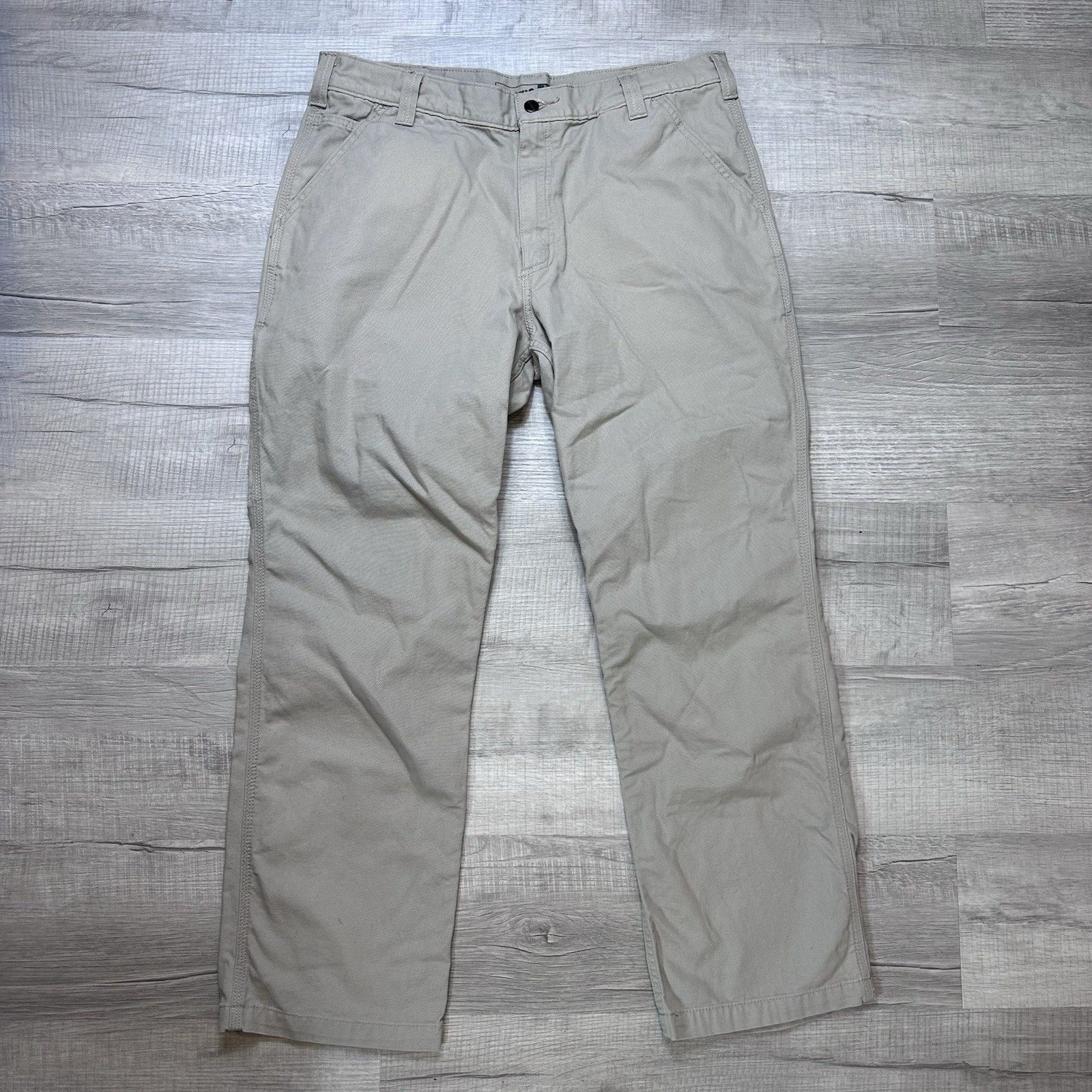 Carhartt Carhartt Pants Mens 38x32 Rigby Rugged Canvas Relaxed Fit Size US 38 / EU 54 - 1 Thumbnail