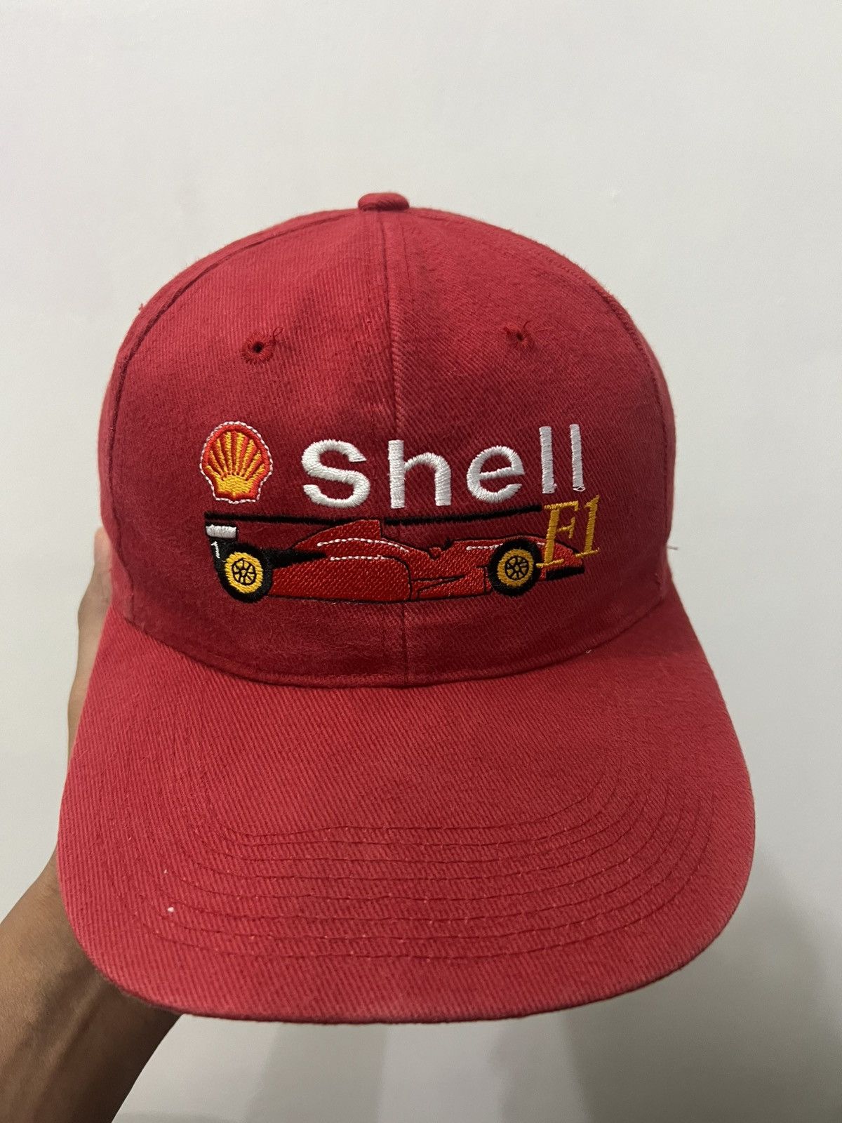 Vintage Vintage Shell Formula 1 Hat Cap Size ONE SIZE - 8 Thumbnail
