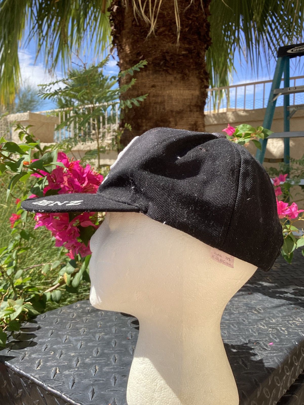 Mercedes-Benz Vintage 90s black Mercedes-Benz adjustable strap back hat Size ONE SIZE - 2 Thumbnail