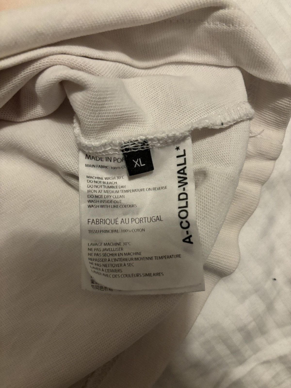 A-COLD-WALL* A-COLD-WALL* hypergraphic tee white Size US XL / EU 56 / 4 - 4 Thumbnail