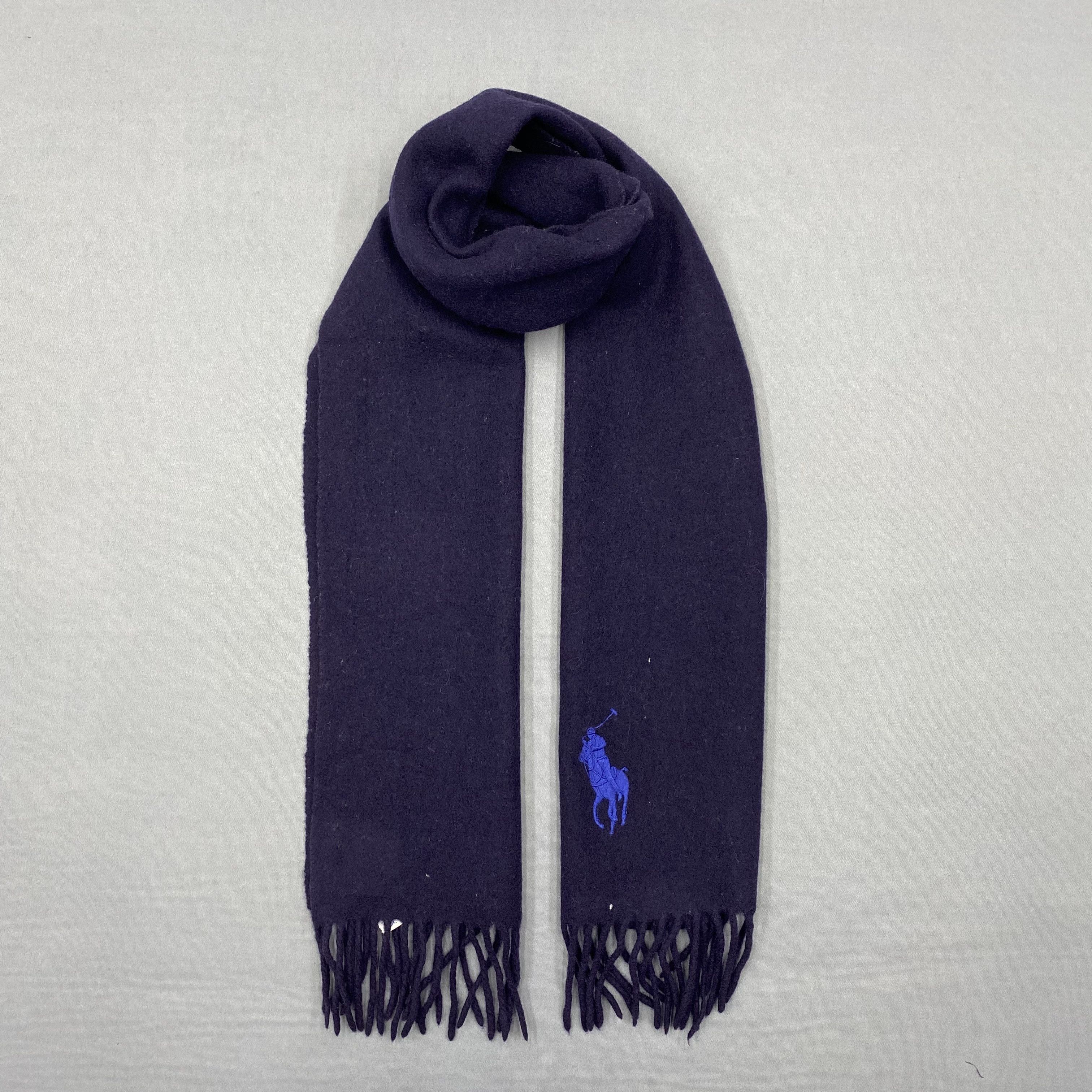 Polo Ralph Lauren Vintage Polo Ralph Lauren Scarf Muffler Wool Scarves Size ONE SIZE - 1 Thumbnail