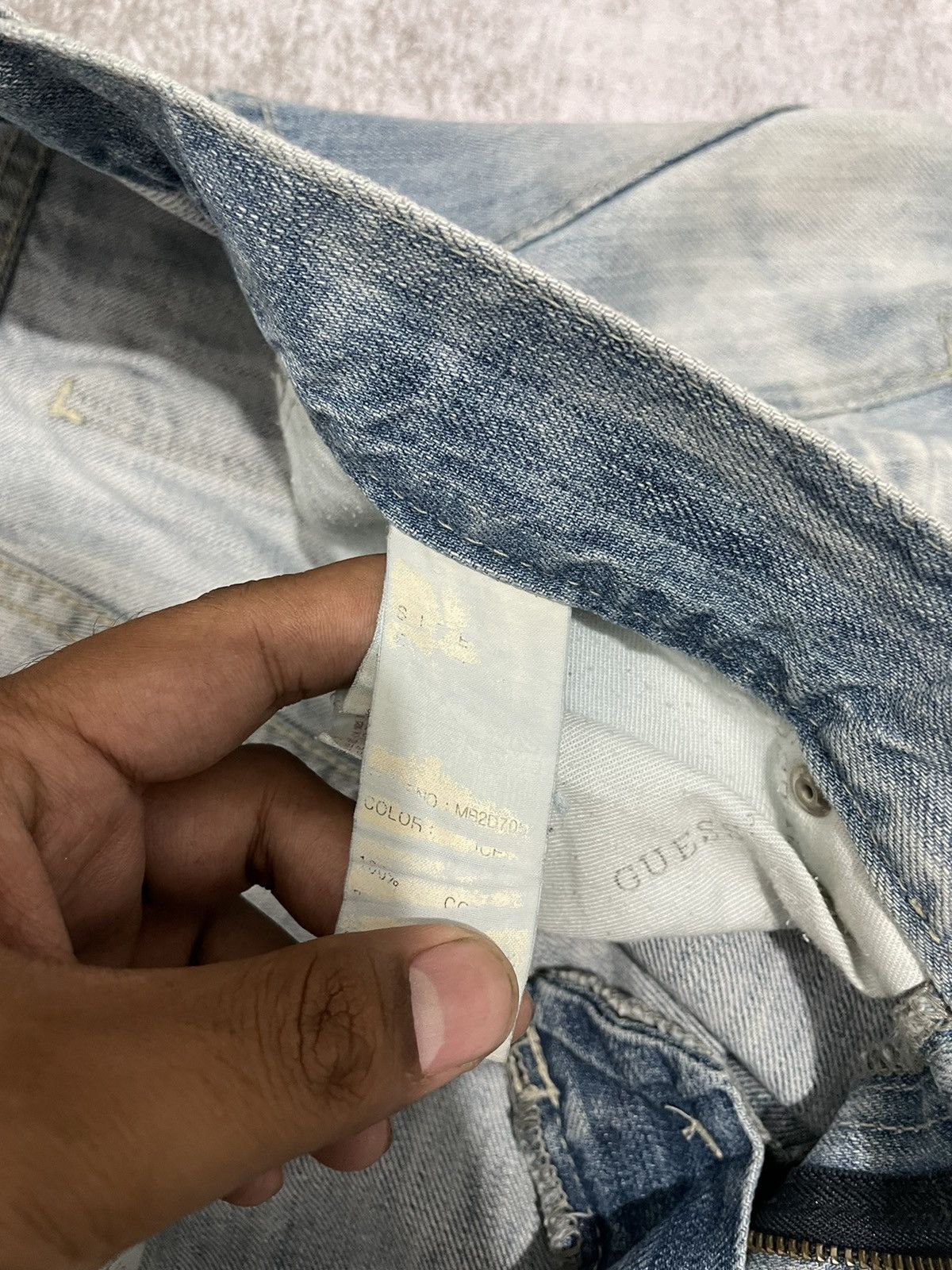 Guess 2000s guess acid wash japan denim pants y2k style Size US 31 - 7 Thumbnail