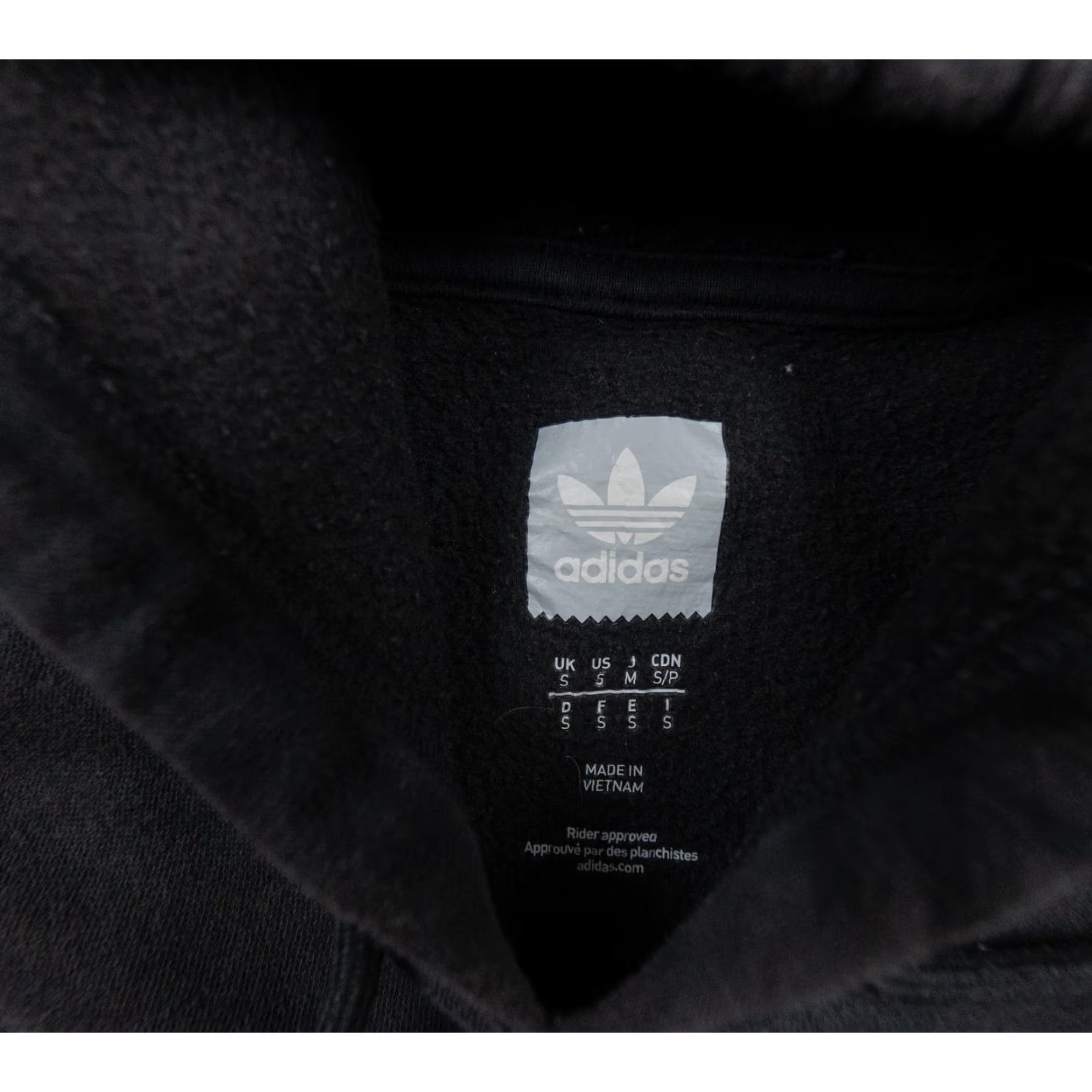 Adidas Adidas Hoodie Men’s Small Black Trefoil Logo Pullover Sweatshirt Adult Regular Fit Size US S / EU 44-46 / 1 - 5 Thumbnail