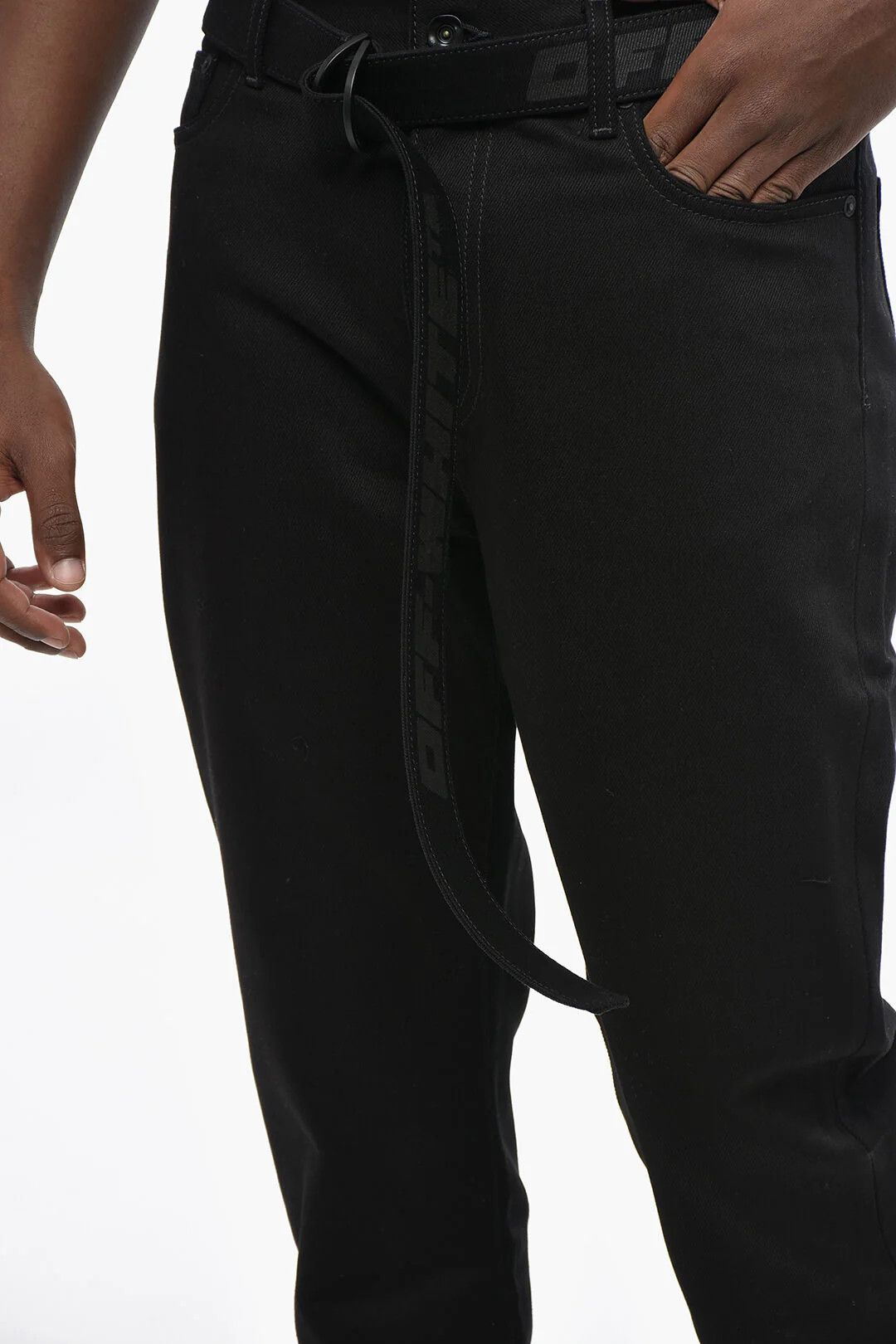 Off-White og1mm0526 Slim Fit Jeans in Black Size US 30 / EU 46 - 3 Thumbnail