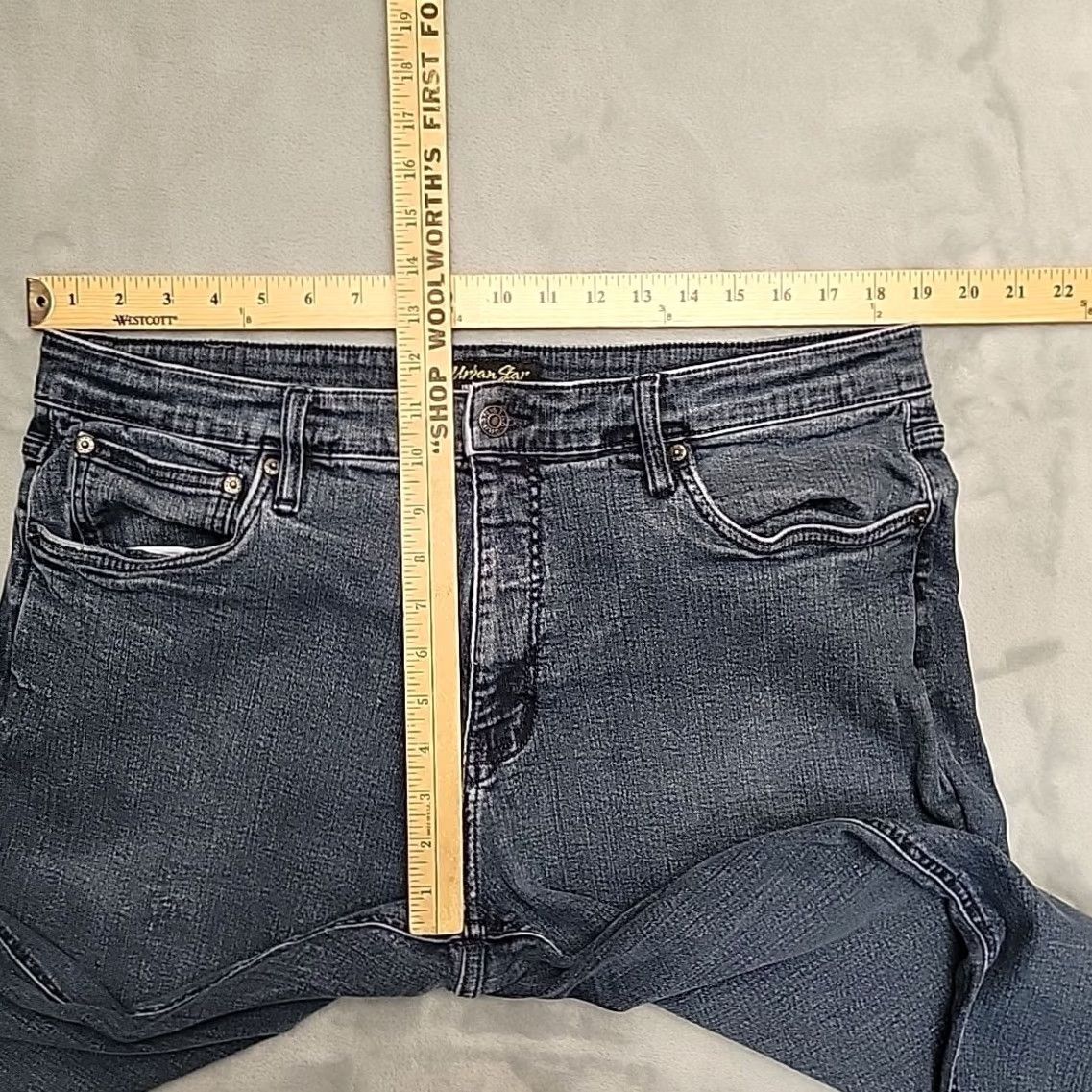 Vintage VINTAGE? No. Urban Star Jeans Men 38x32 Blue Straight Leg Denim Casual Stretch Casual Pants Shirt? Size US 38 / EU 54 - 6 Thumbnail