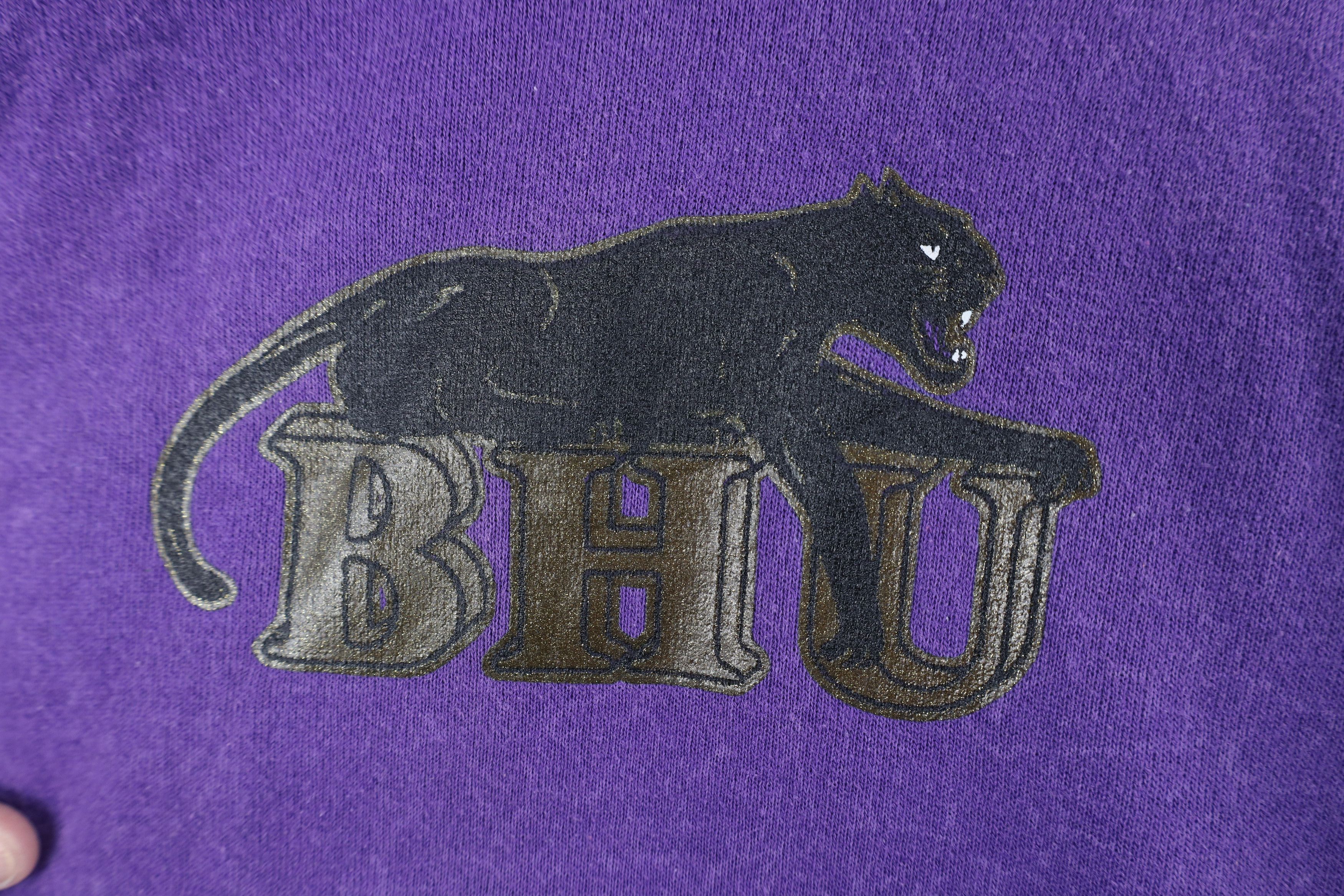 Vintage Vintage 90s Hills University Jaguars Sweatshirt Purple USA Size XL / US 12-14 / IT 48-50 - 11 Thumbnail