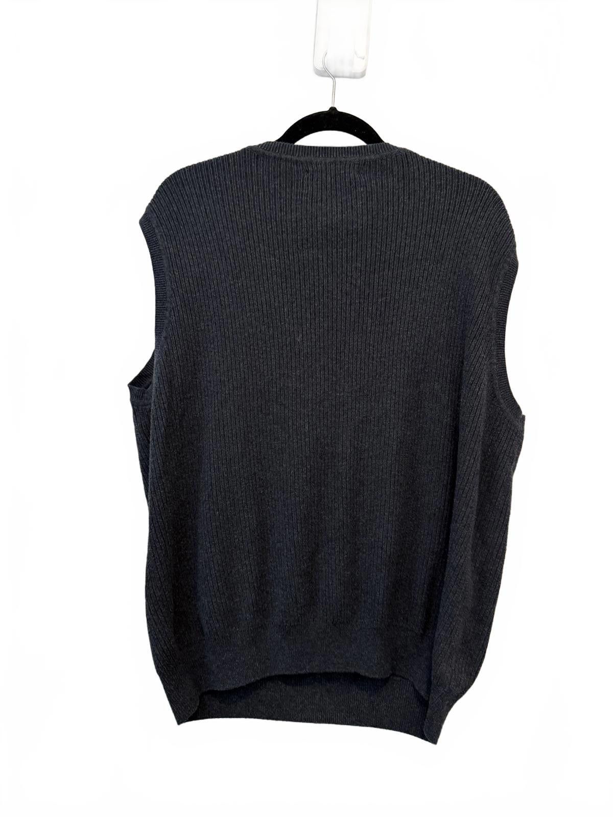 Other Classic Dark Gray Knit Sweater Vest Size US L / EU 52-54 / 3 - 2 Thumbnail