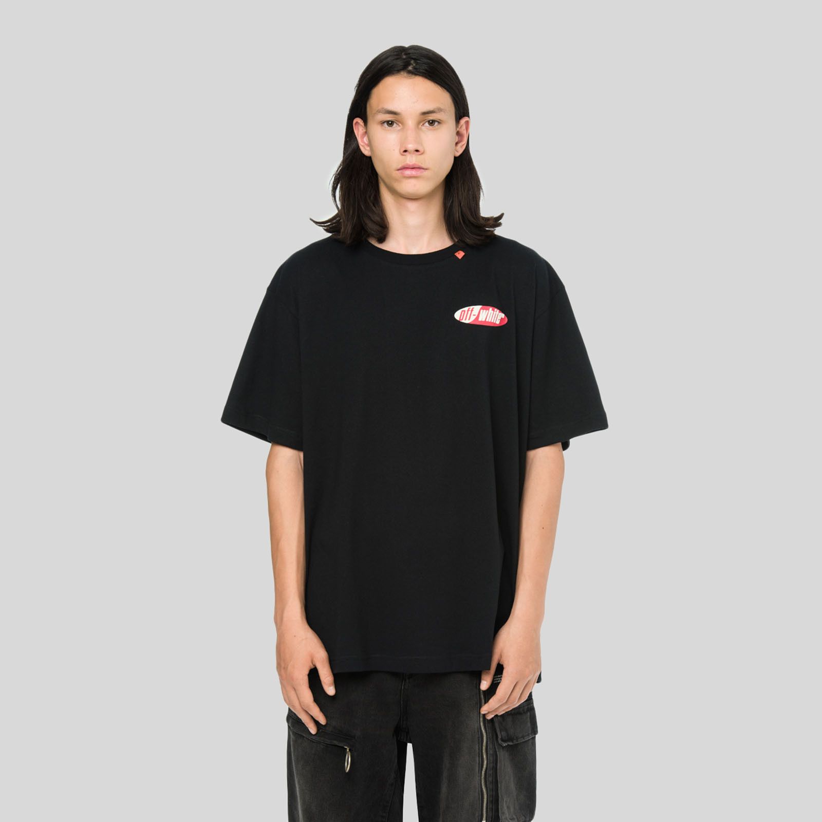 Off-White Black and Red Split Arrows Logo T-Shirt Size US S / EU 44-46 / 1 - 3 Thumbnail