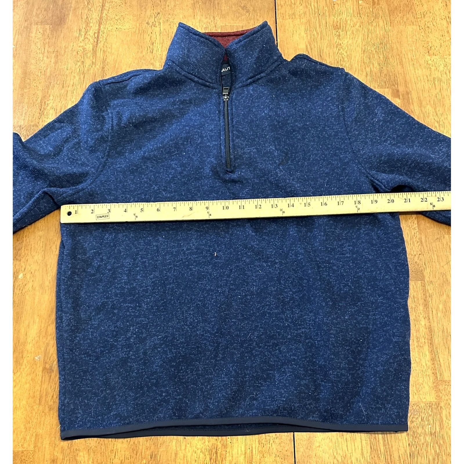 Nautica Nautica Jacket Pullover 1/4 Zip Men's Small Blue Size US S / EU 44-46 / 1 - 4 Thumbnail