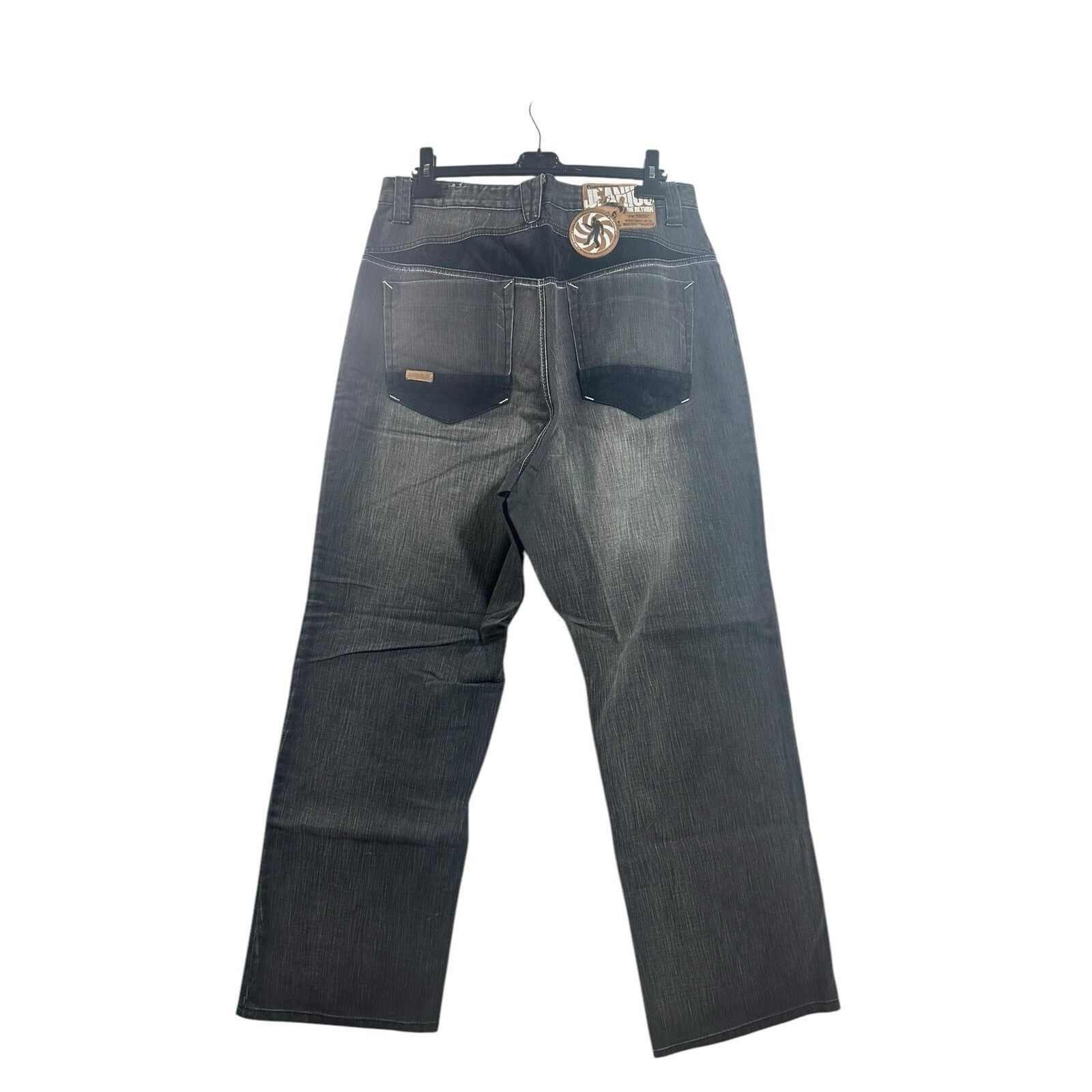 Akademiks Vintage Akademiks Jeans Mens S 36 Black Denim Baggy Wide Leg Size US 36 / EU 52 - 3 Thumbnail