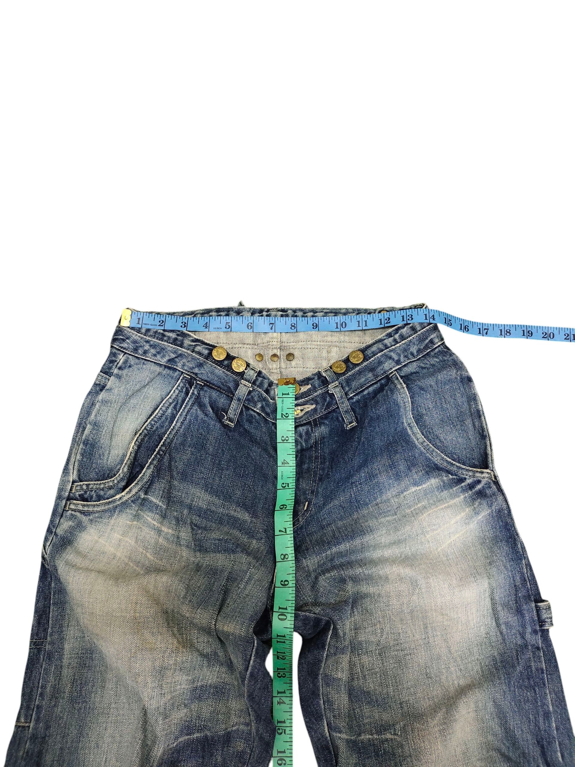 PPFM Ppfm Double Waist Button Back Carpenter Denim Jeans Size US 30 / EU 46 - 16 Thumbnail
