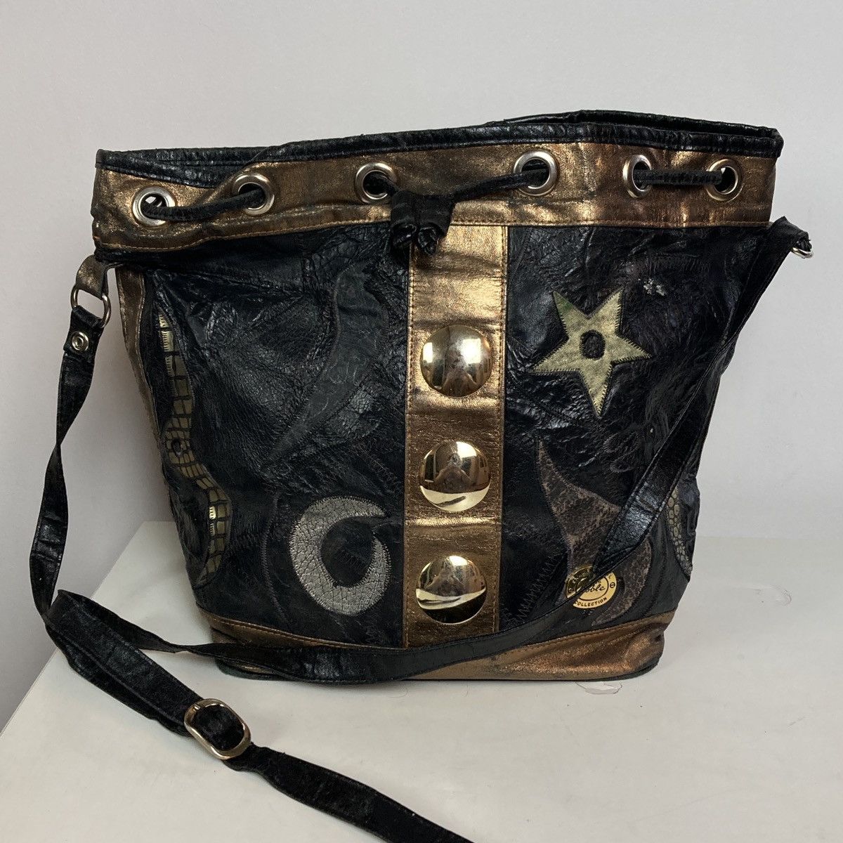 Vintage Avant garde Y2k Korean leather bag Size ONE SIZE - 1 Thumbnail