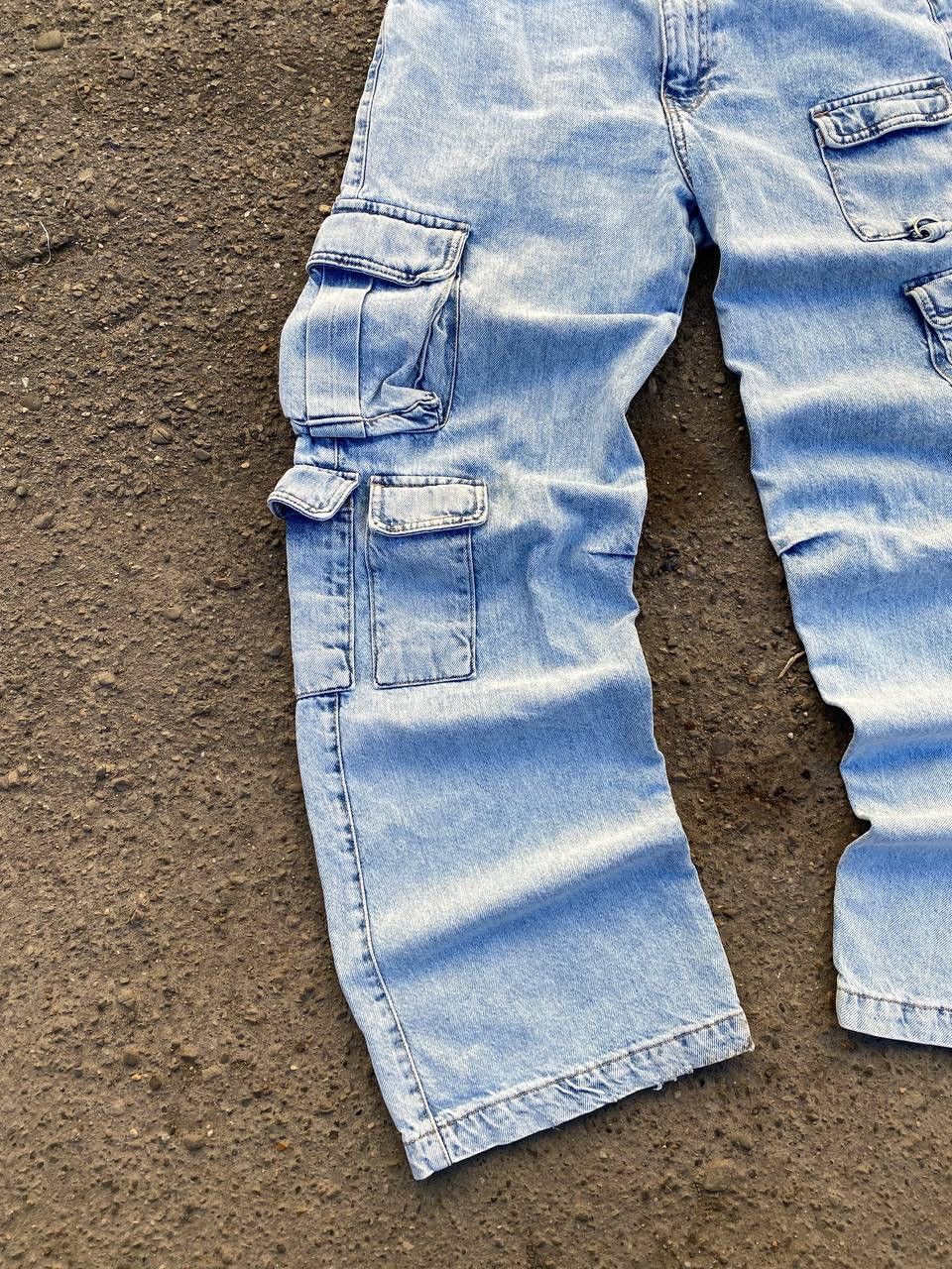 Japanese Brand × Vintage Baggy pants Tornado Mart style y2k jeans Size US 32 / EU 48 - 2 Thumbnail