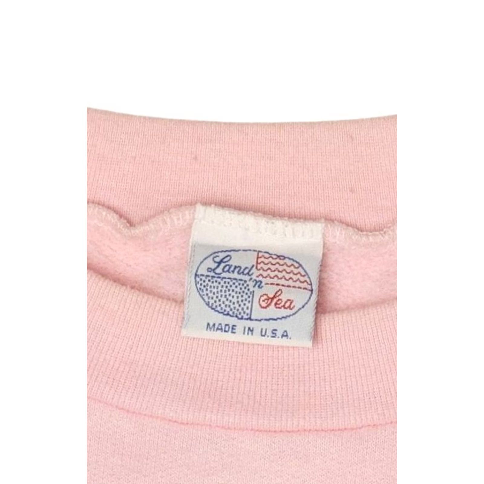Vintage VINTAGE Land'n Sea Sweatshirt Pink 1990s Medium Long Sleeve USA Regular Size Mens Womens Girls Size US M / EU 48-50 / 2 - 3 Thumbnail