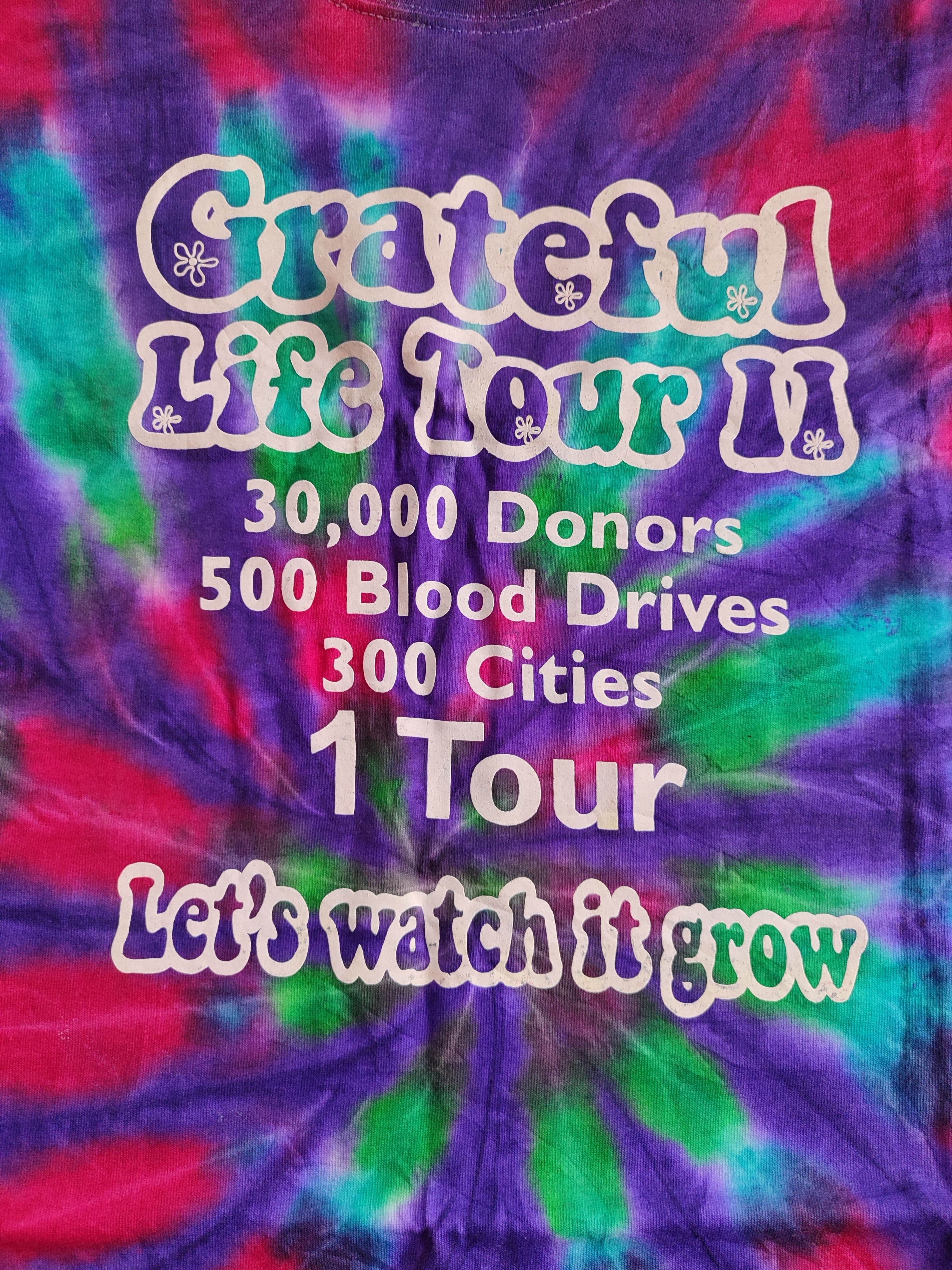 Vintage Grateful Life Tour Tye Dye Size US XL / EU 56 / 4 - 2 Thumbnail