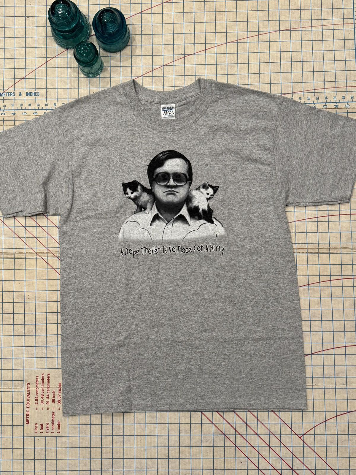 Vintage Vintage Trailer Park Boys Bubbles A Dope Trailer Tee Gray L Size US L / EU 52-54 / 3 - 2 Thumbnail