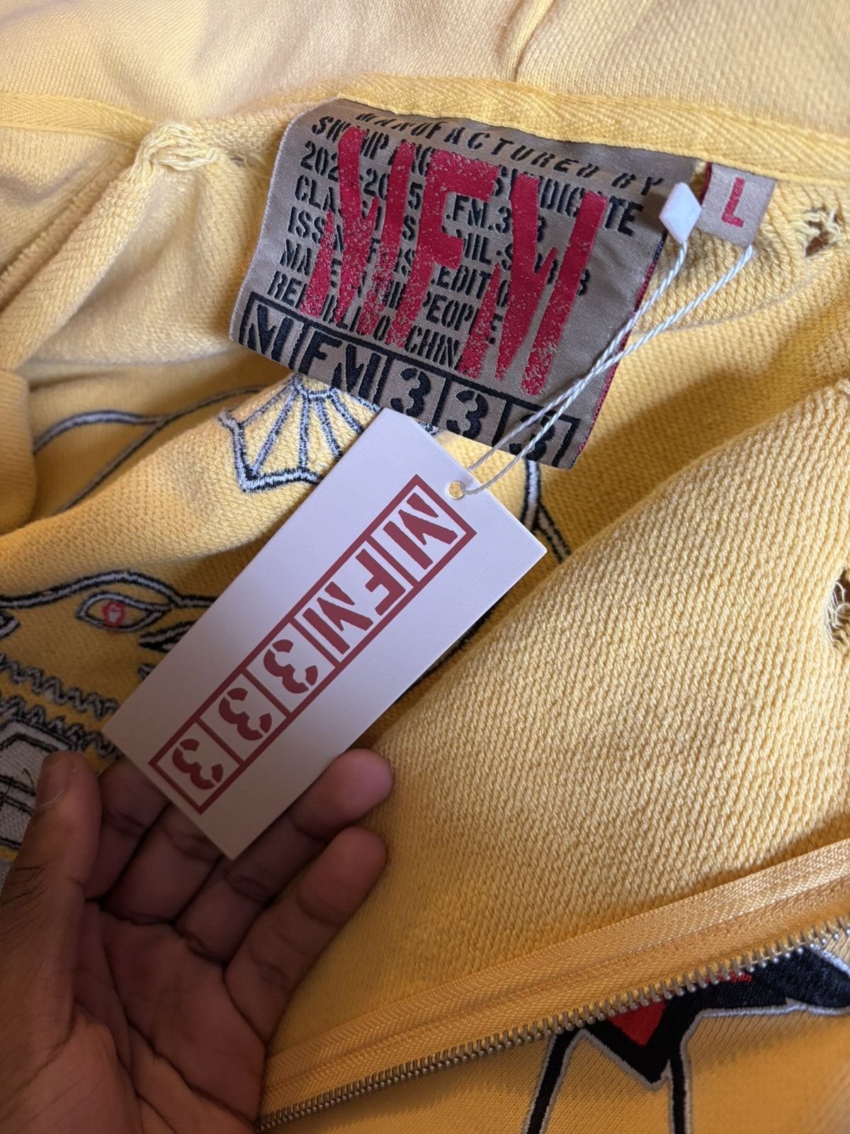 Designer × murd333r.fm MFM General Issue: Special Ops Zip-Up Hoodie Size US L / EU 52-54 / 3 - 3 Thumbnail