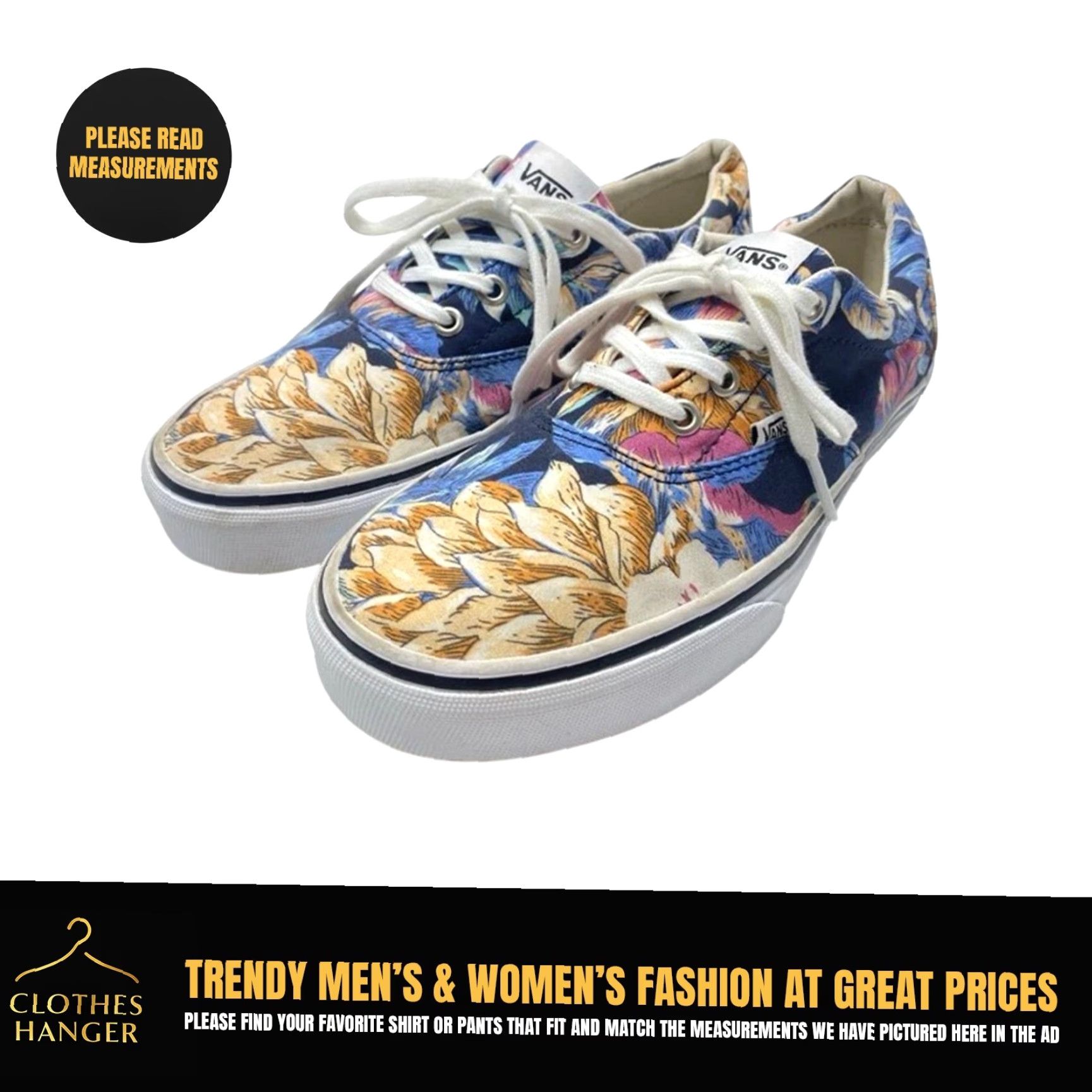 Vans VANS Doheny Palm Leaves 721356 Size 7.5 Lace-Up Sneakers Tropical Skater Womens Size US 8 / IT 38 - 2 Thumbnail
