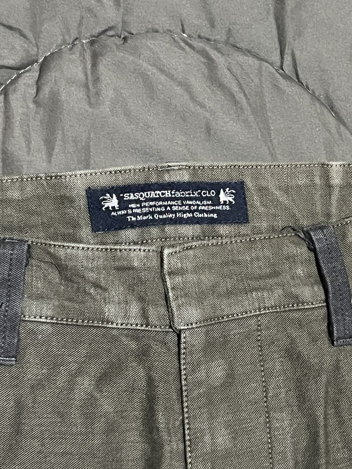 Sasquatchfabrix Sasquatchfabrix Khaki/Olive Western Style Pants Size US 30 / EU 46 - 3 Thumbnail