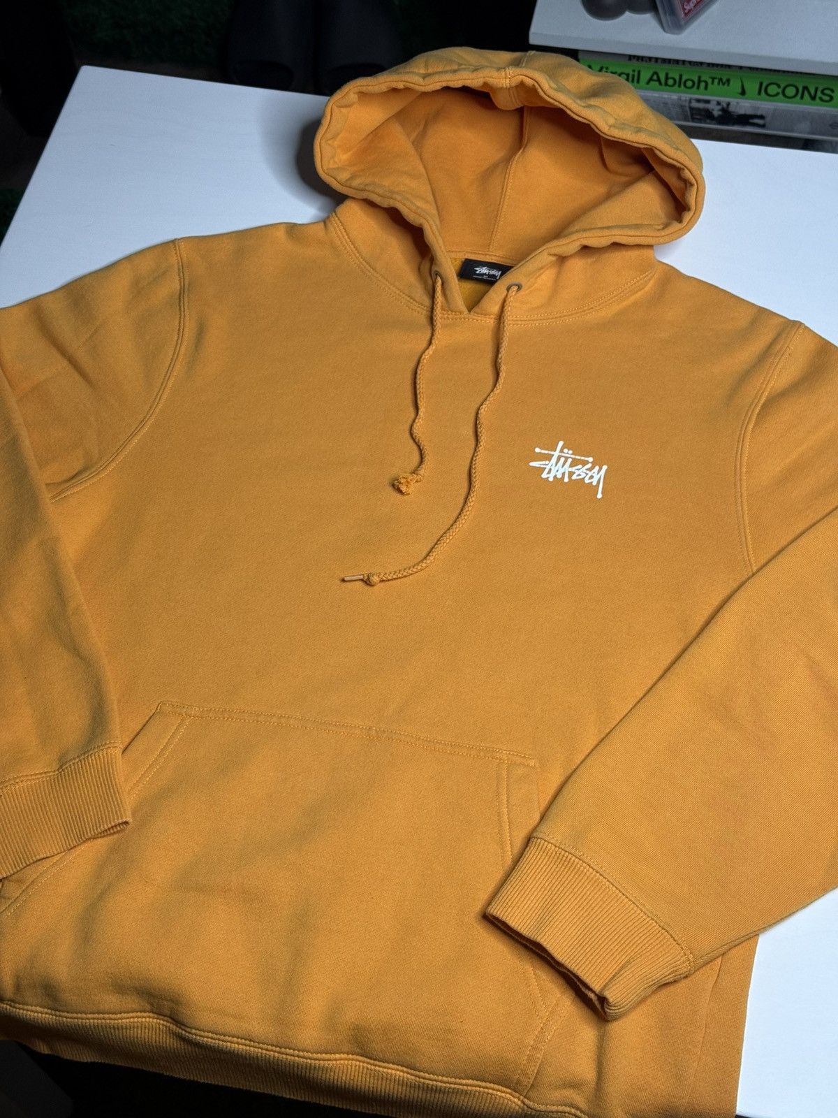 Stussy Stussy Logotype Sweatshirt “Orange” [M] PREOWNED Size US M / EU 48-50 / 2 - 1 Thumbnail