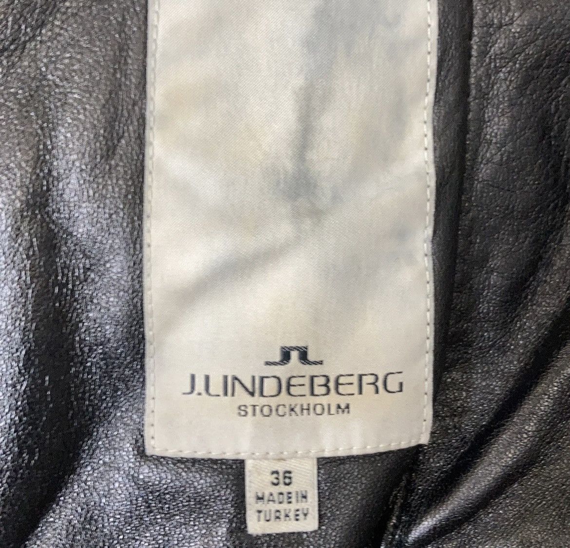 J.Lindeberg Leather jacket bikerjacket J.Lindeberg Size S / US 4 / IT 40 - 3 Thumbnail