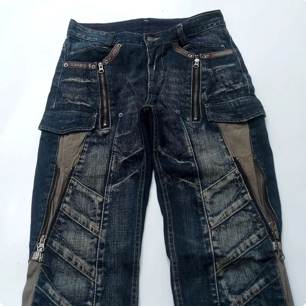 Japanese Brand × PPFM Japanese Brand PPFM Bondage Zipper Jeans Size US 30 / EU 46 - 7 Thumbnail