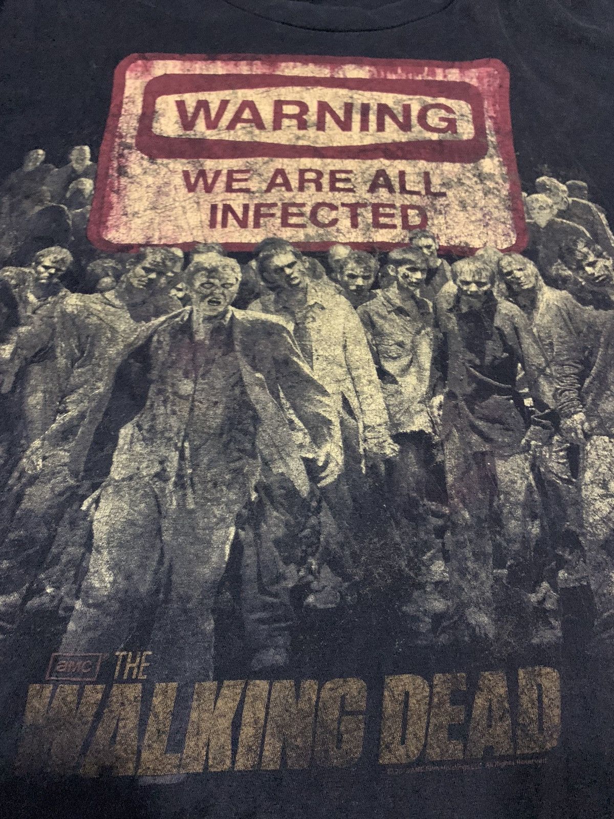 Vintage Vintage Y2K The Walking Dead We Are All Infected Zombies Tee Size US XL / EU 56 / 4 - 7 Thumbnail