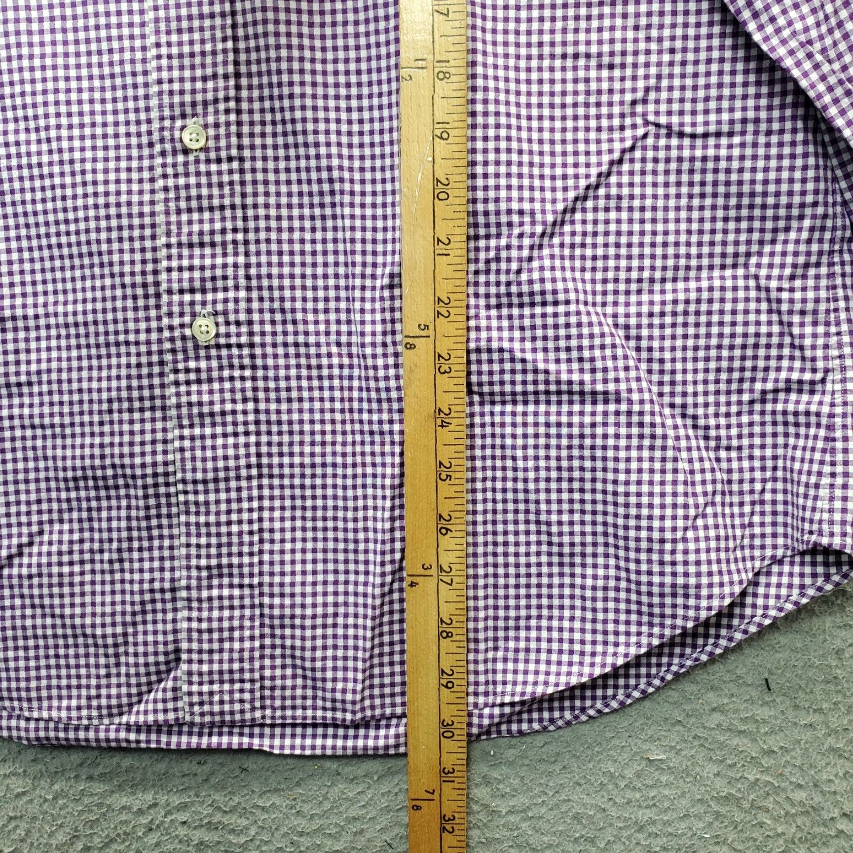 Ralph Lauren Ralph Lauren Dress Shirt Mens 16.5 Multi Gingham Classic Fit Button Up Pony Logo Shirt Mens 16.5 Multicolor Gingham Classic Fit Button-Down Boy/Men? Size 46R - 4 Thumbnail