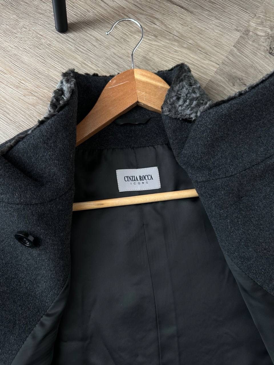 Japanese Brand × Vintage Vintage Japanese Gray Lana Wool Cinzia Rocca Womesn Jacket Size L / US 10 / IT 46 - 10 Thumbnail